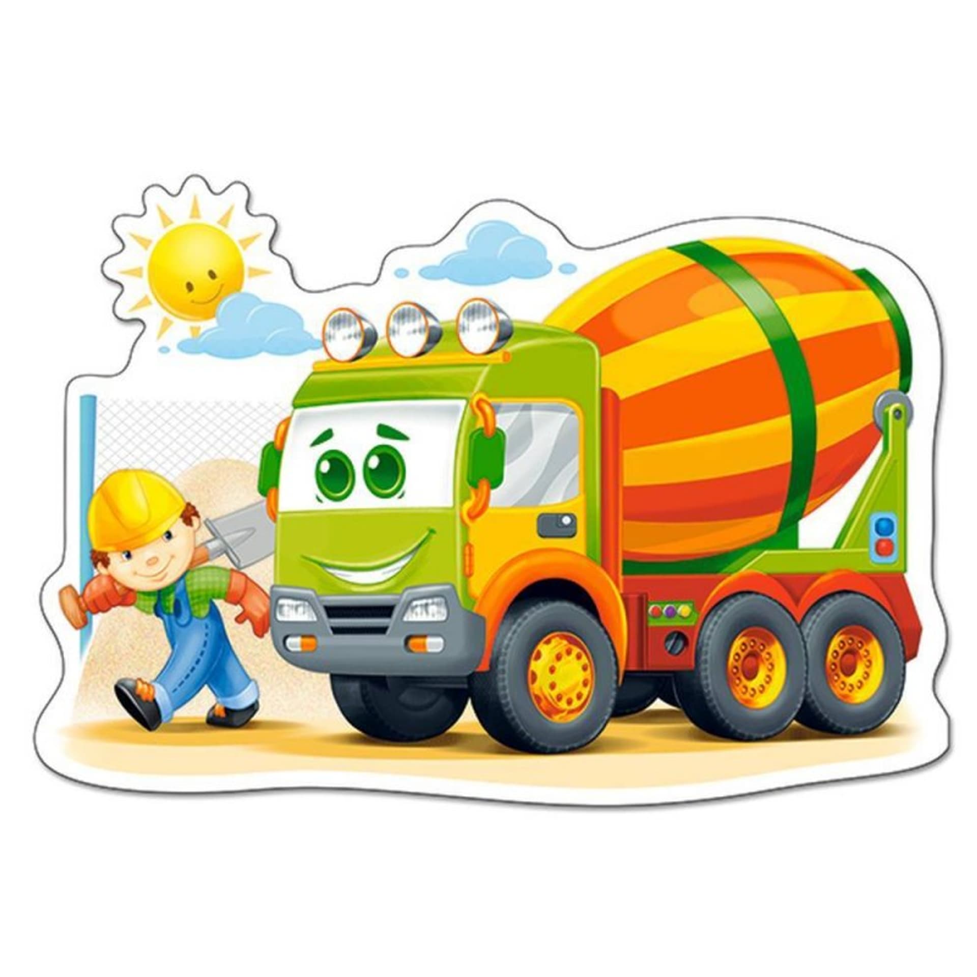 

Puzzle 12 el. concrete mixer