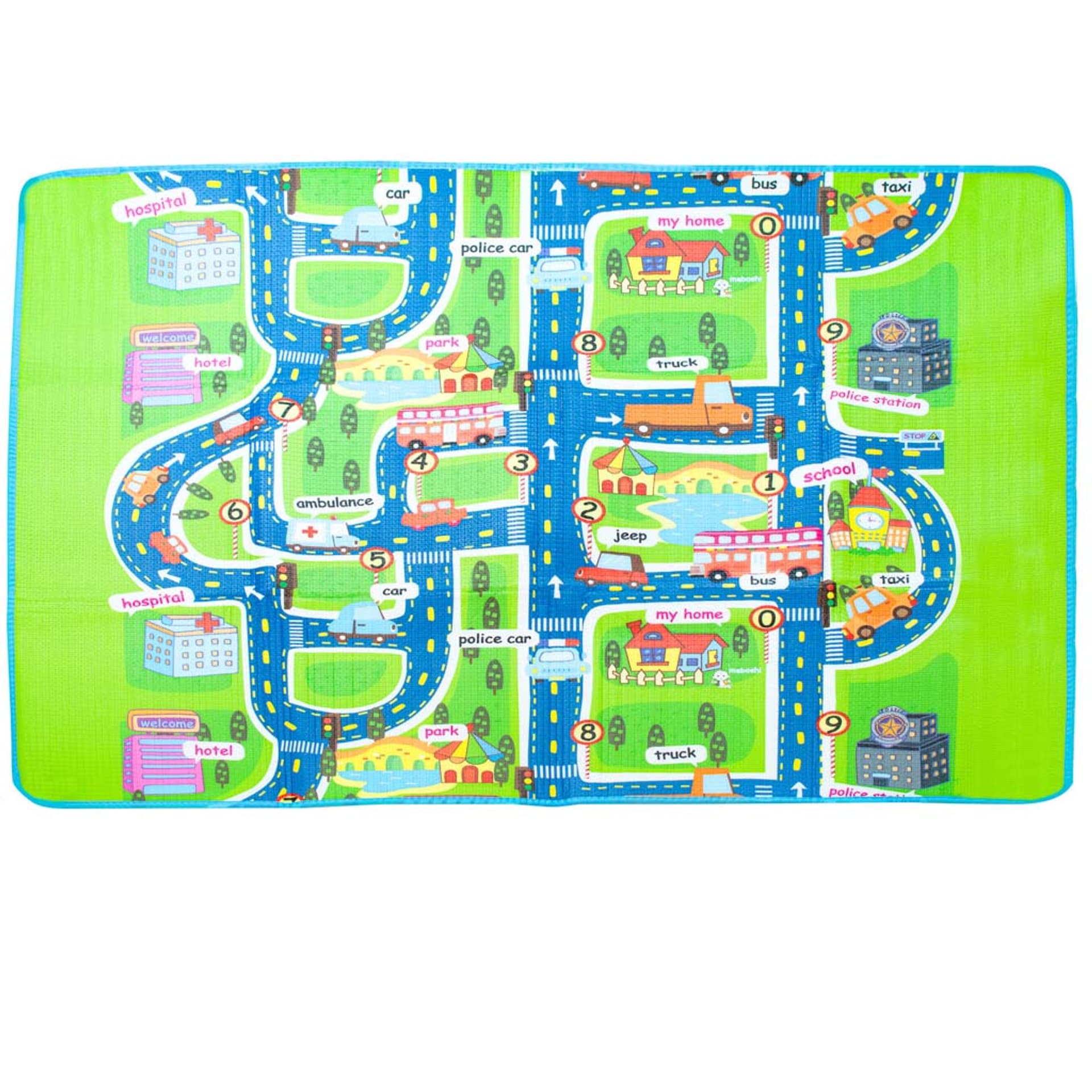 

Mata Edukacyjna piankowa dla dzieci ulica 160x130cm