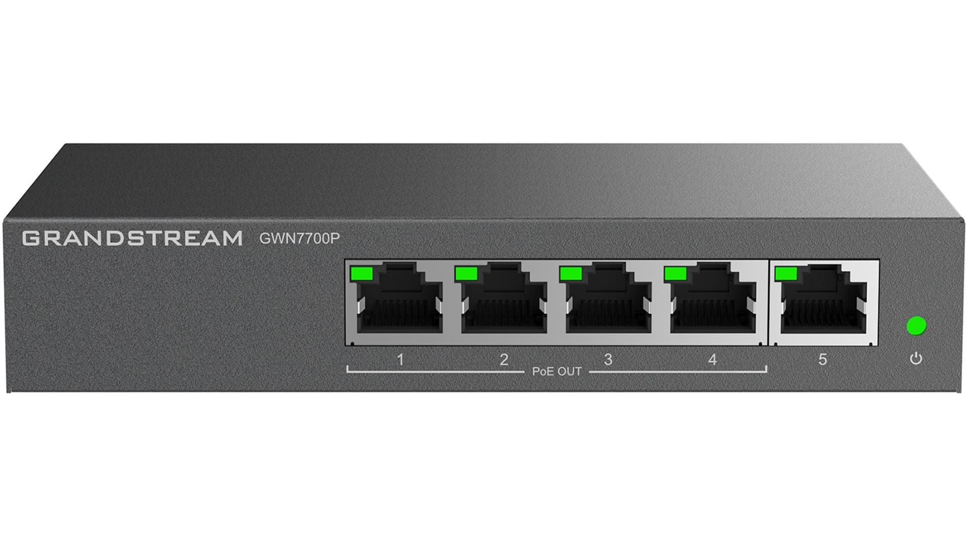 

Switch Grandstream PoE GWN7700P (4x PoE do 1000; 1x do 1000Mpbs)