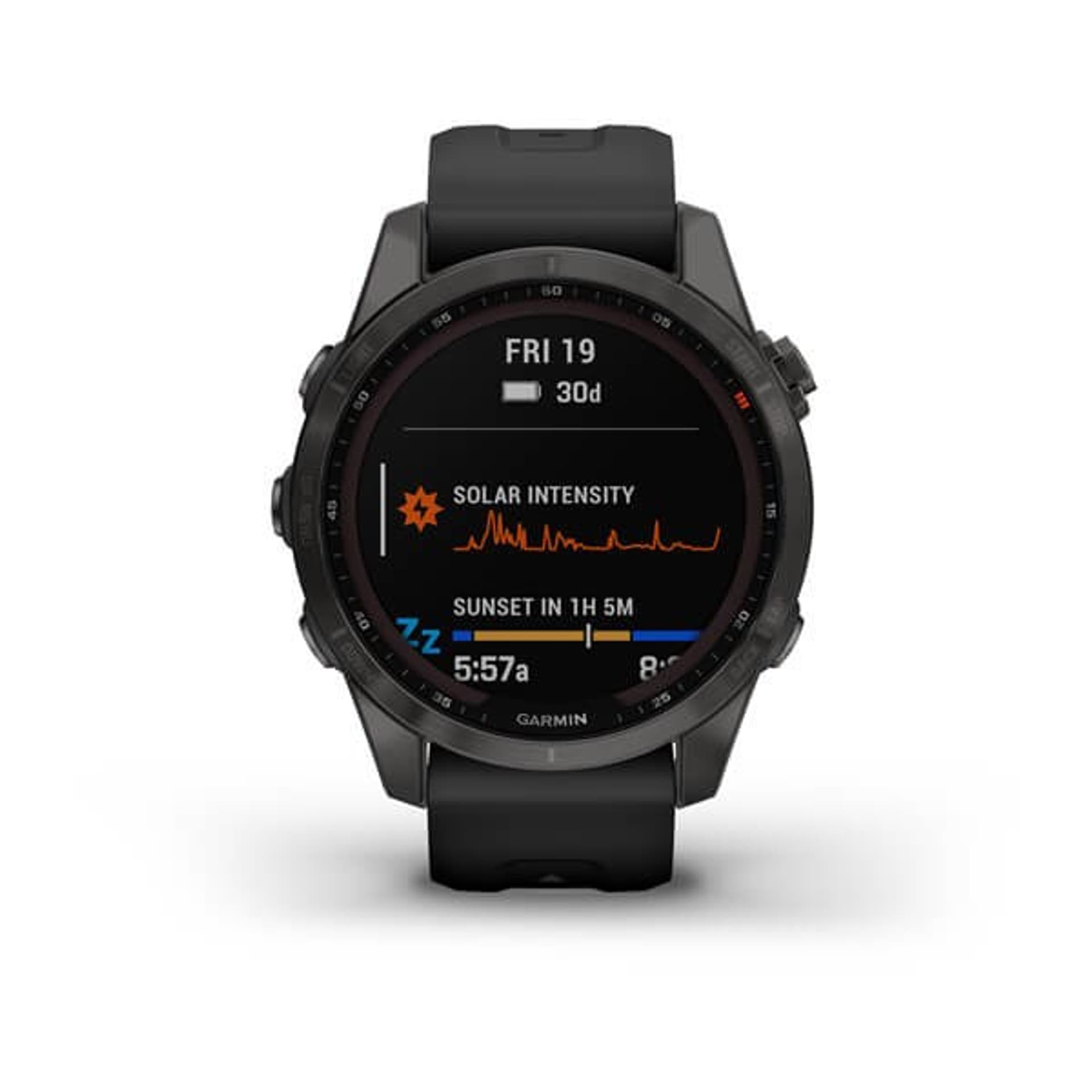 

Zegarek sportowy Garmin Fenix 7S Sapphire Carbon Gray DLC Ti with Black Band