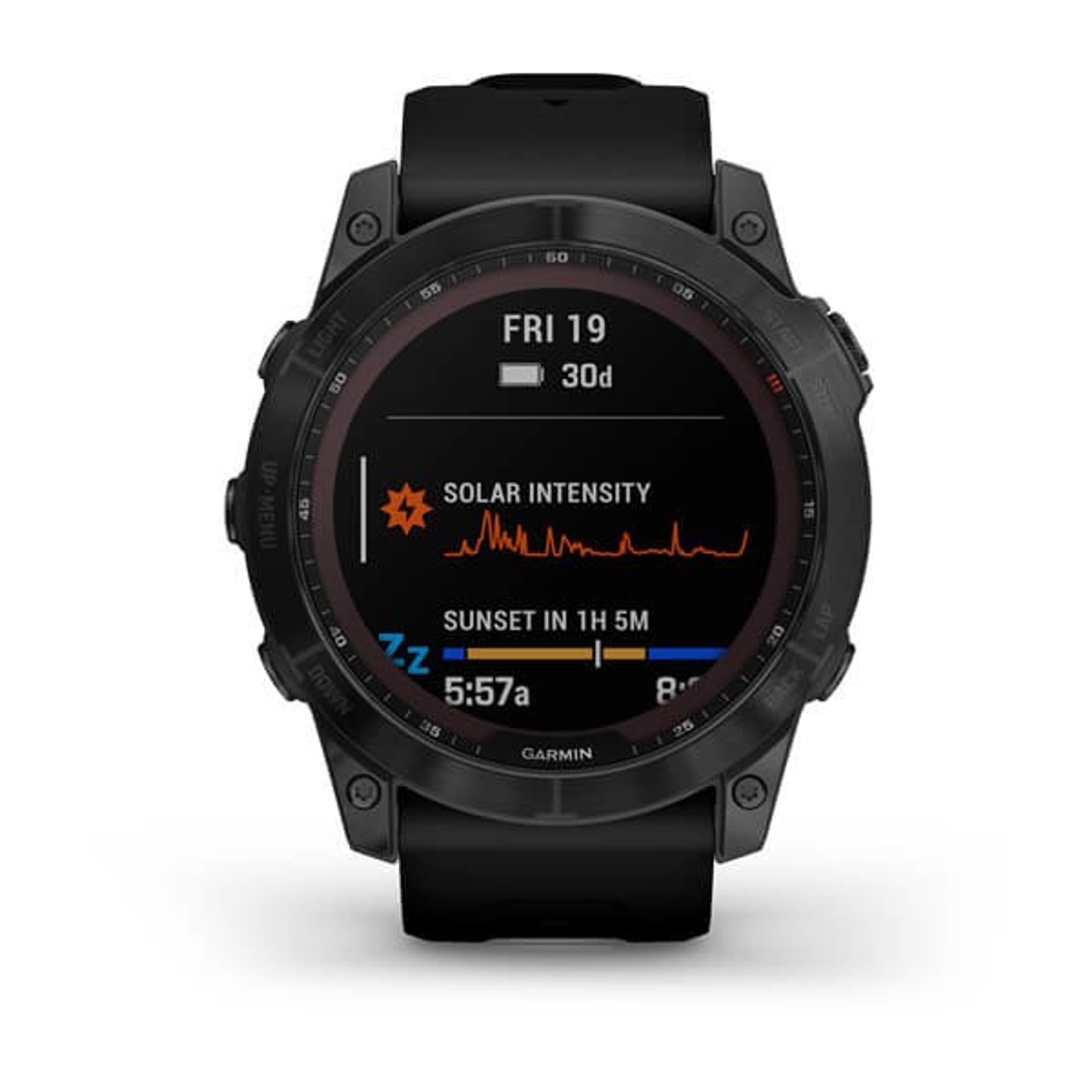

Zegarek sportowy Garmin Fenix 7X Saphire Black Ti Black Silicone Band