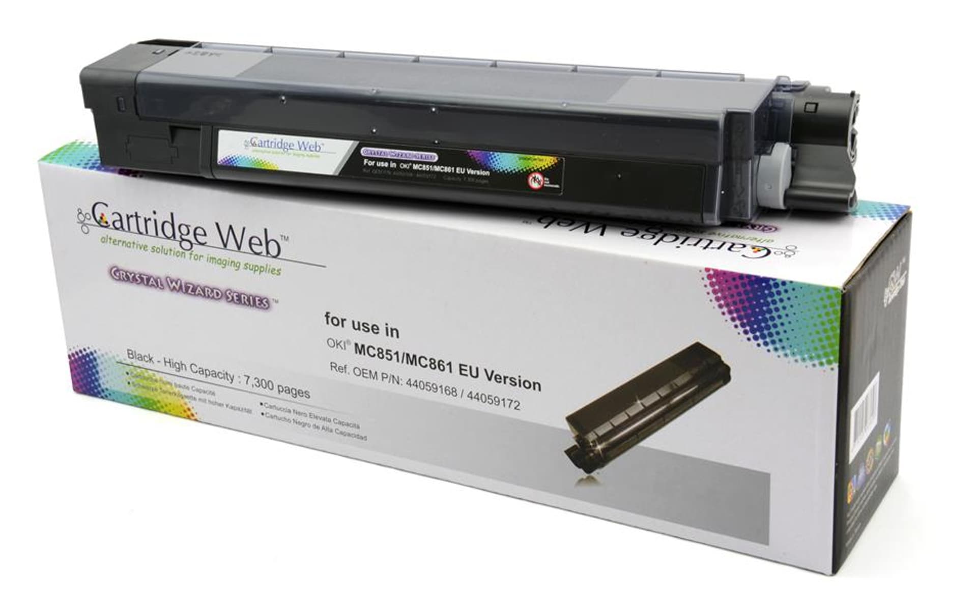 

Toner Cartridge Web Black Oki MC851 zamiennik 44059168