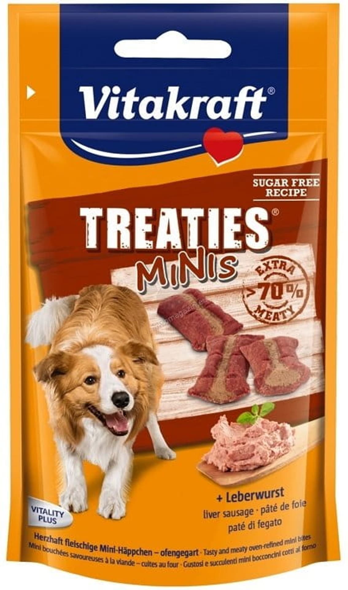 

VITAKRAFT TREATIES MINIS przysmak z wątróbką dla psa 48g