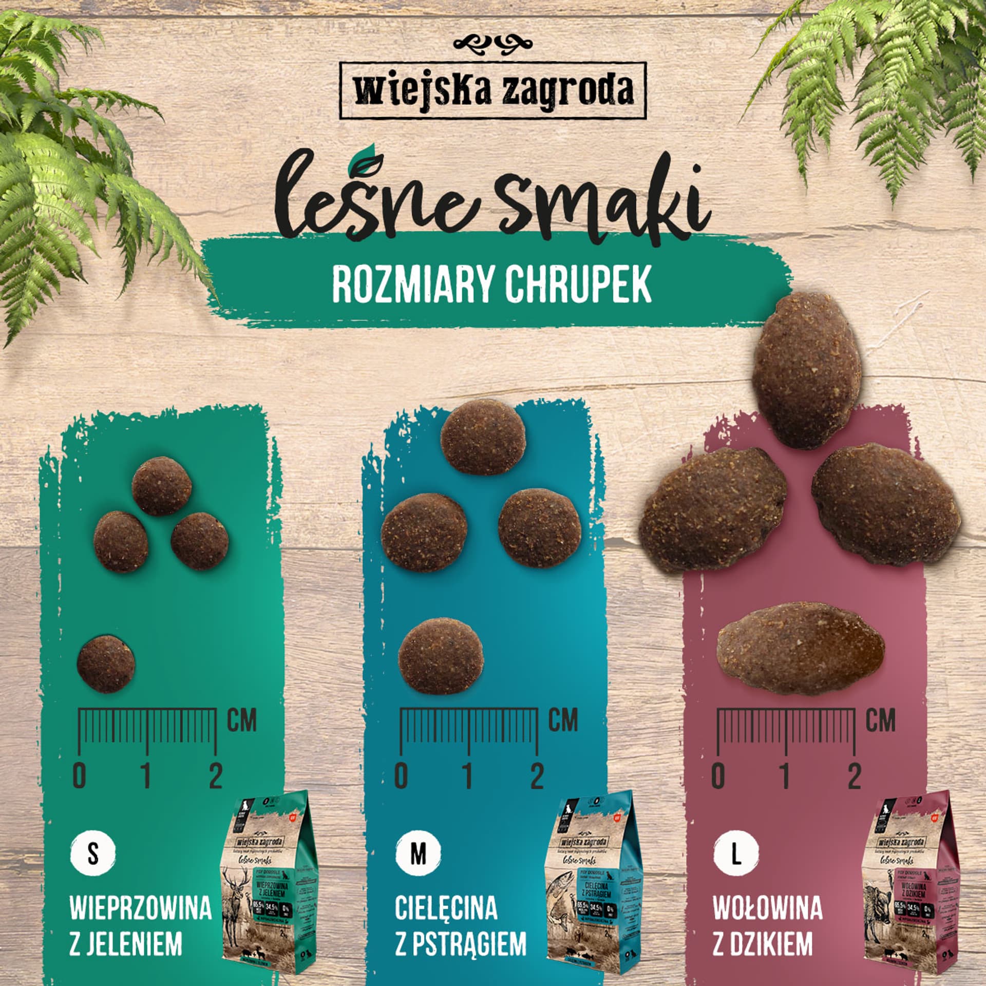

WIEJSKA ZAGRODA Cielęcina z pstrągiem chrupki średnie 2kg