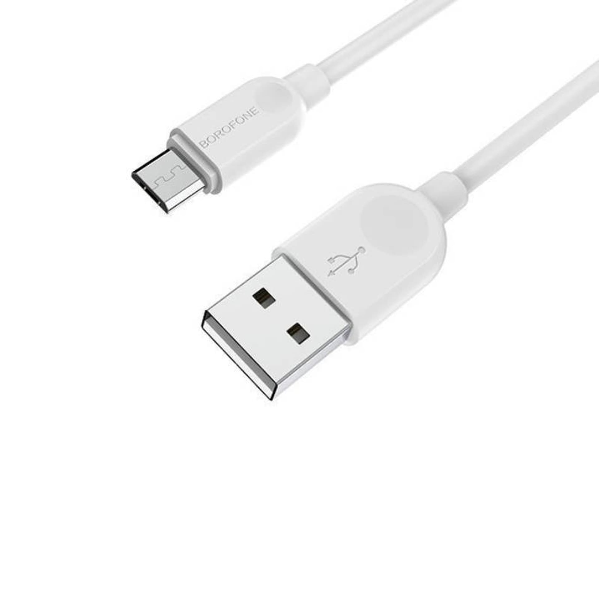 

Kabel 2.4A 1m USB - Micro USB Borofone BX14 biały