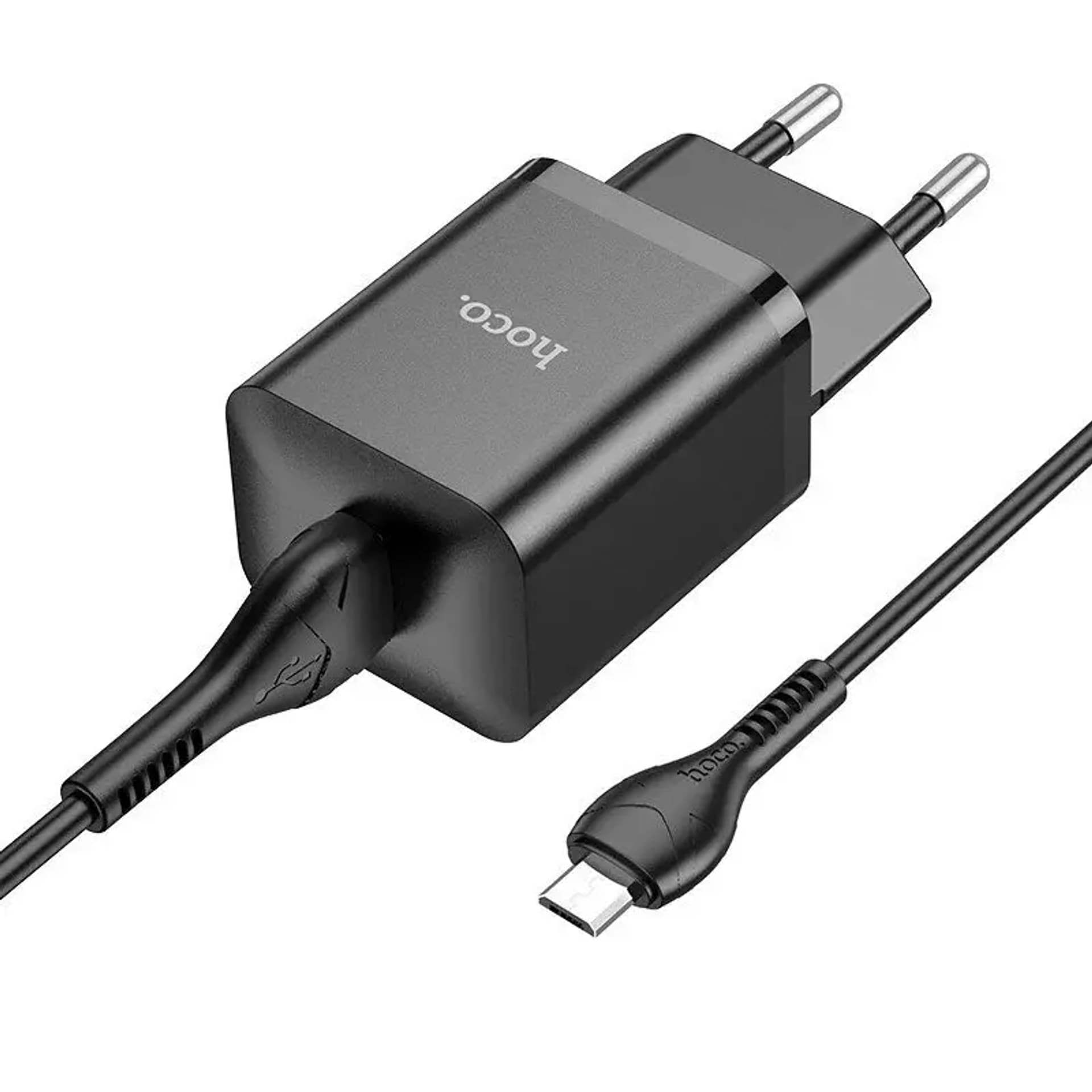 

Ładowarka Sieciowa 18W USB 3.0 + Kabel USB - Micro USB Hoco N26 czarne