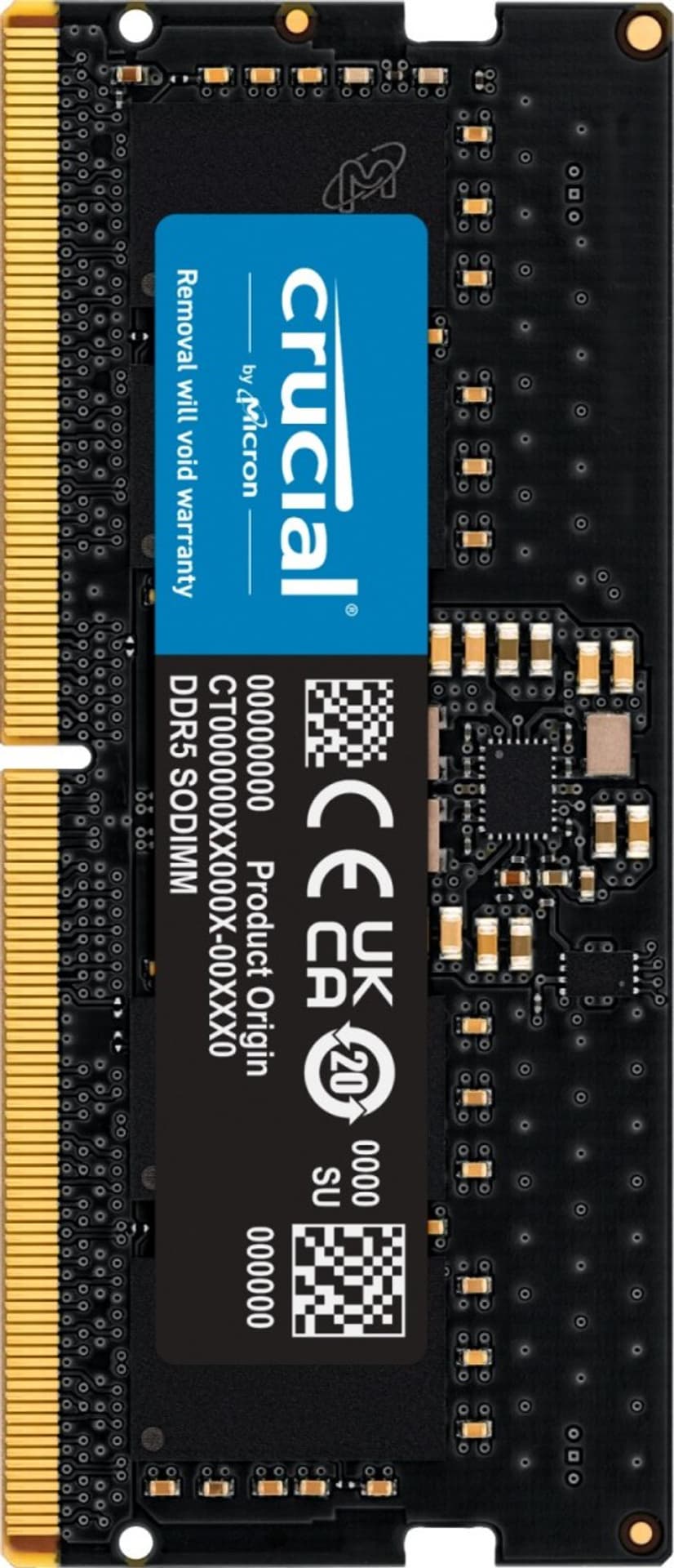 

Pamięć CRUCIAL SODIMM DDR5 8GB 5200MHz SINGLE