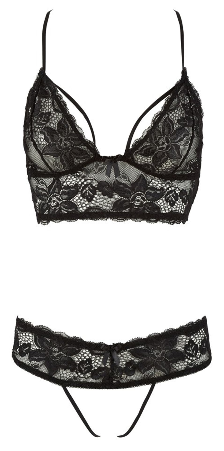 

ZESTAW TOP AND STRING BLACK L