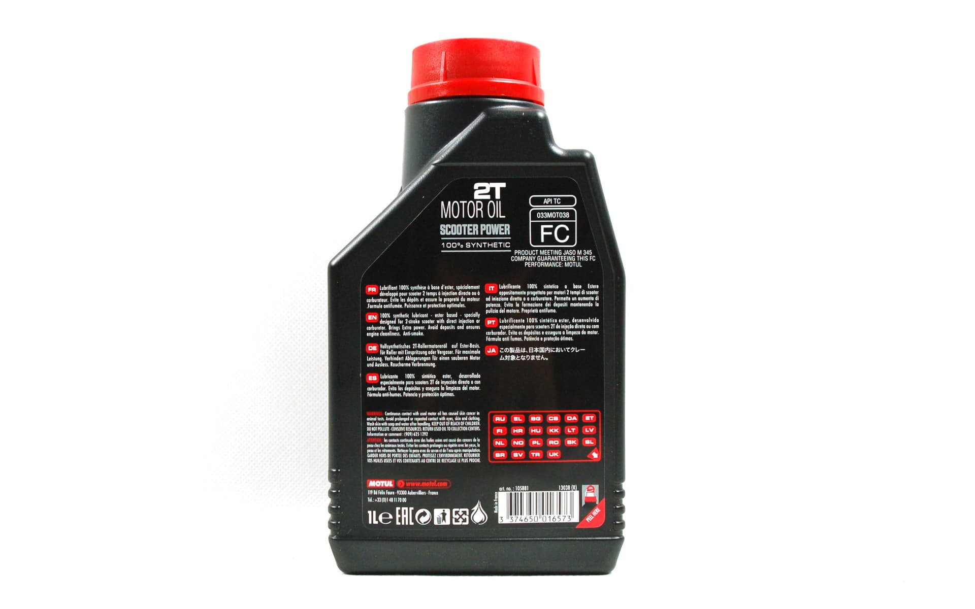 

Olej silnikowy Motul Scooter Power 2T syntetyczny (1L)