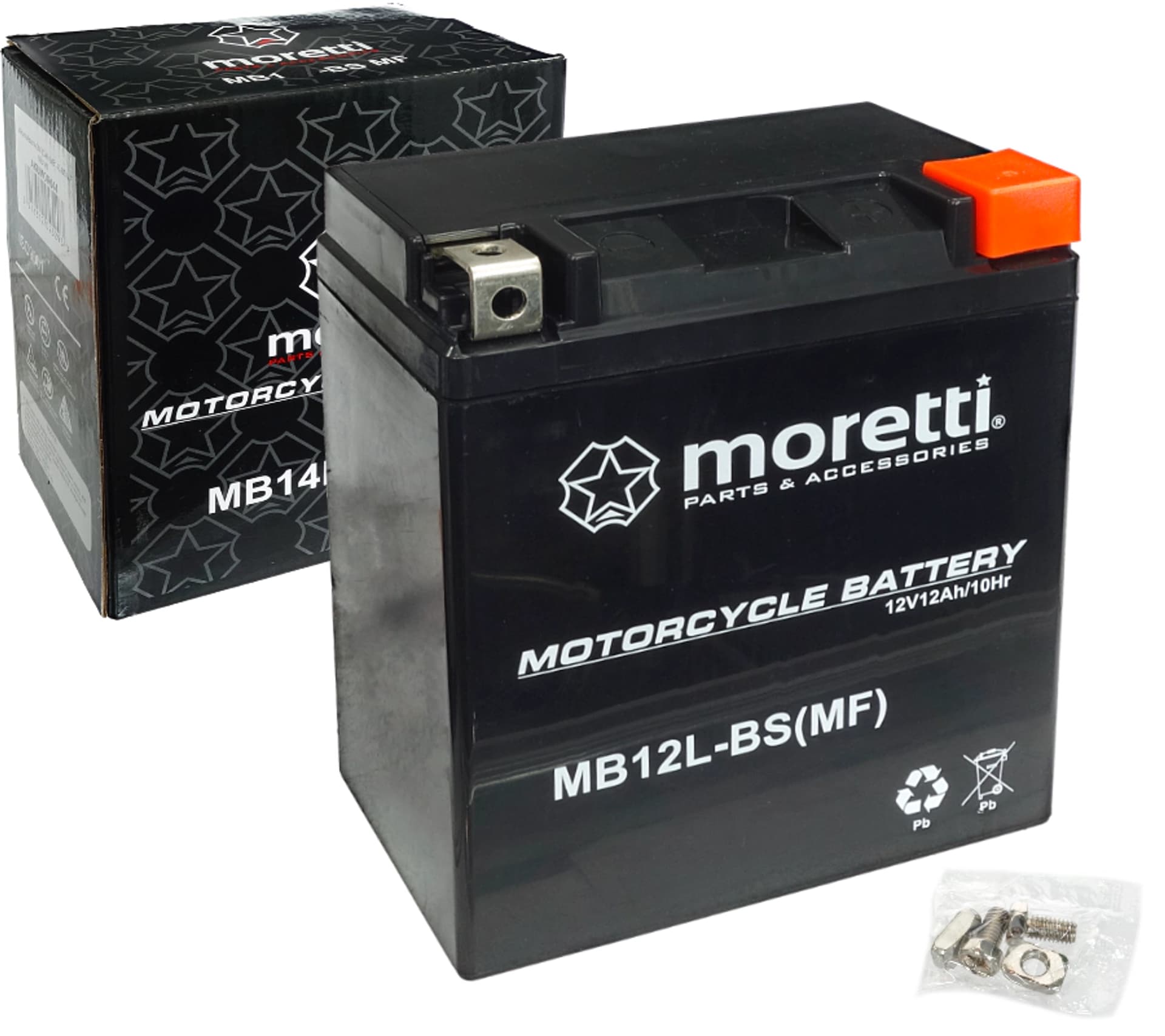 

Akumulator Moretti AGM (Gel) MB12L-BS, Gel) mb12l-b