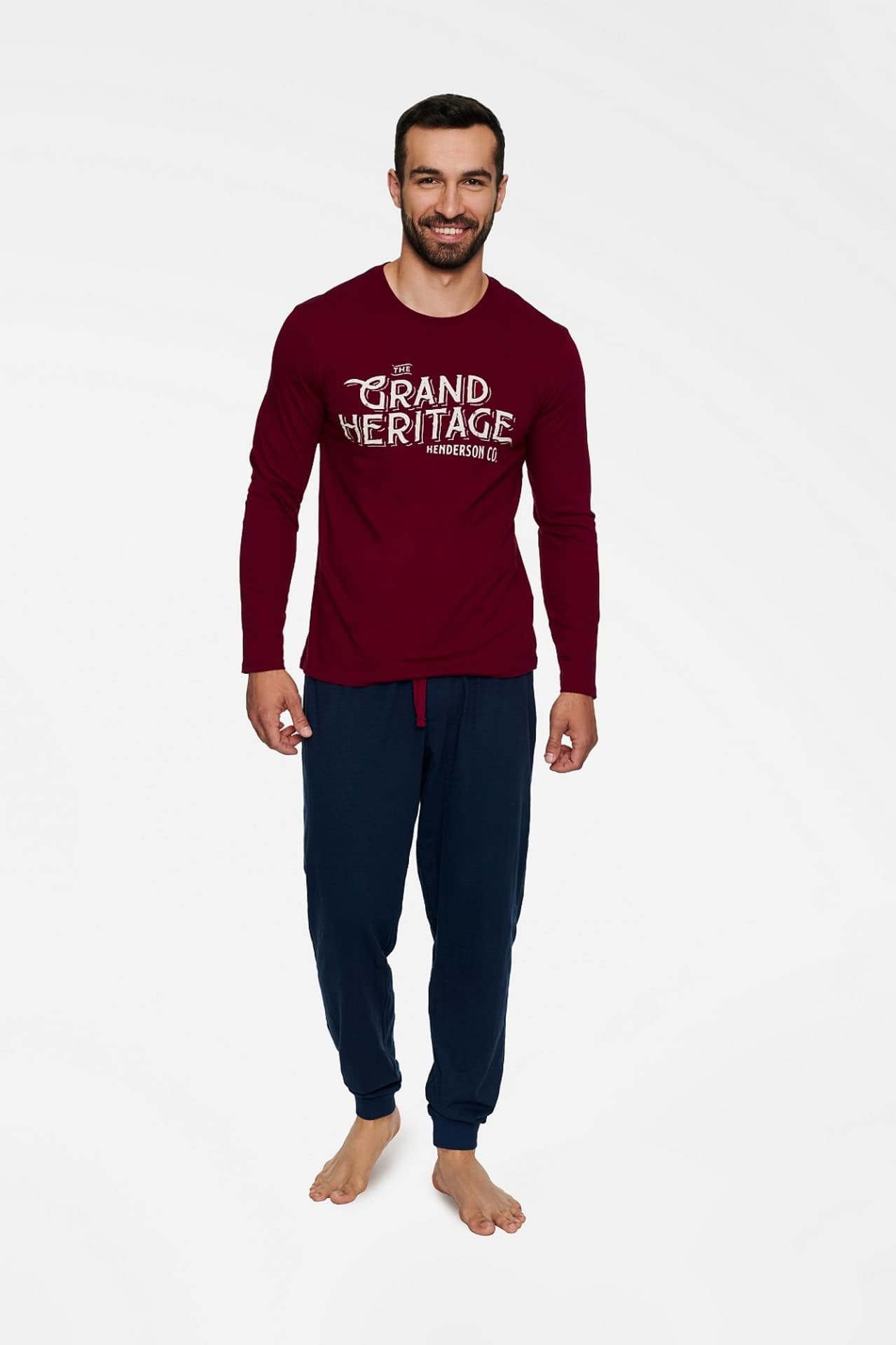 

Pizama Brand 40021-69X Ciemny Turkus-Czarny (Rozmiar M)