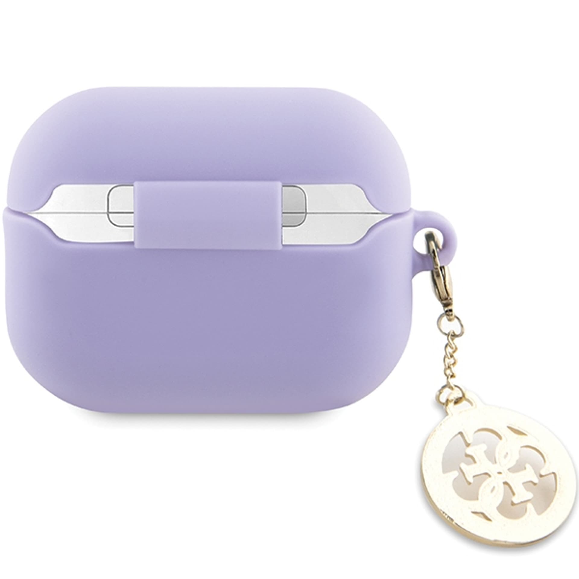 

Guess GUAP23DSLGHDU AirPods Pro 2 cover purpurowy/purple 3D Rubber 4G Diamond Charm