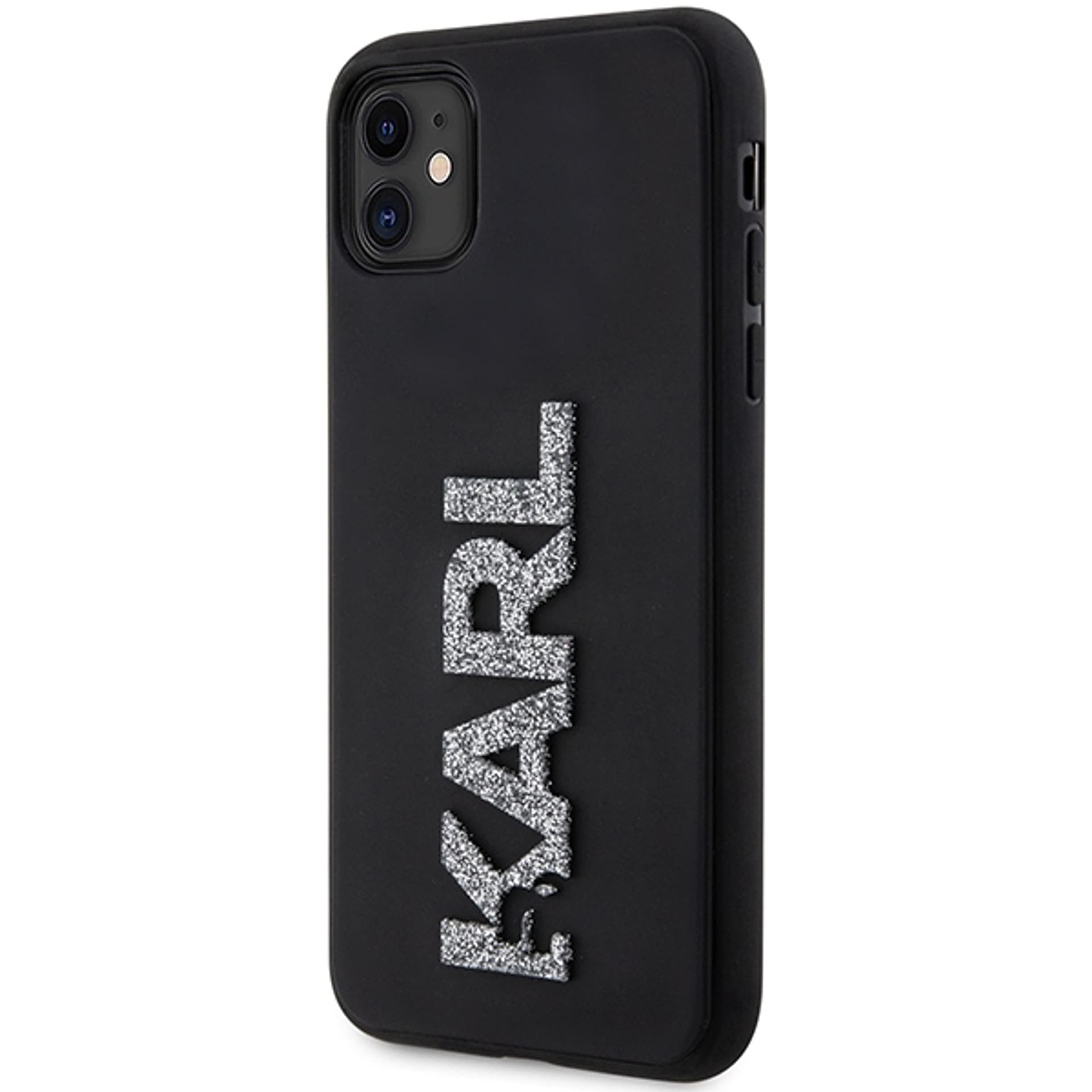 

Karl Lagerfeld KLHCN613DMBKCK iPhone 11 / Xr 6.1" czarny/black hardcase 3D Rubber Glitter Logo