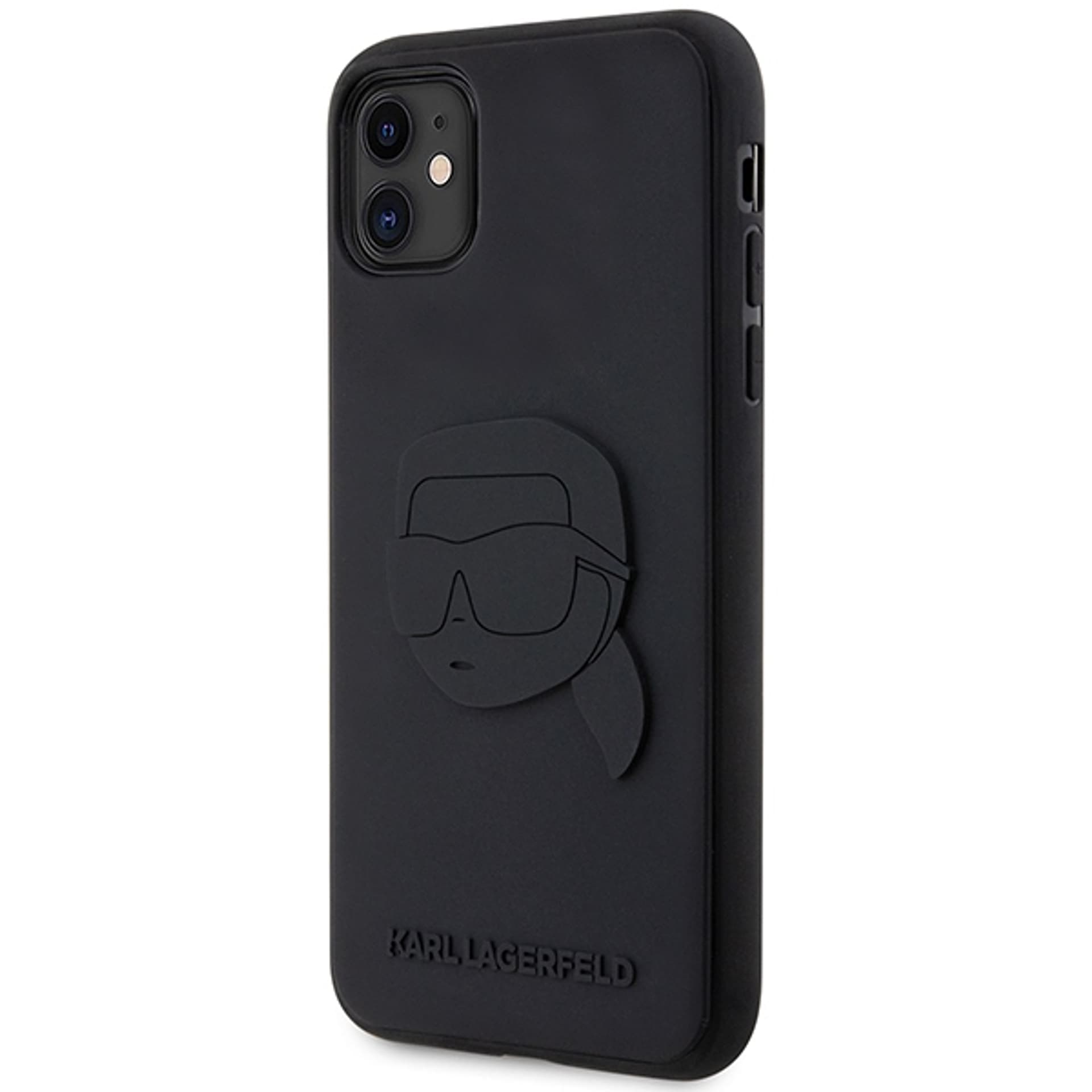 

Karl Lagerfeld KLHCN613DRKNK iPhone 11 / Xr 6.1" czarny/black hardcase Rubber Karl Head 3D