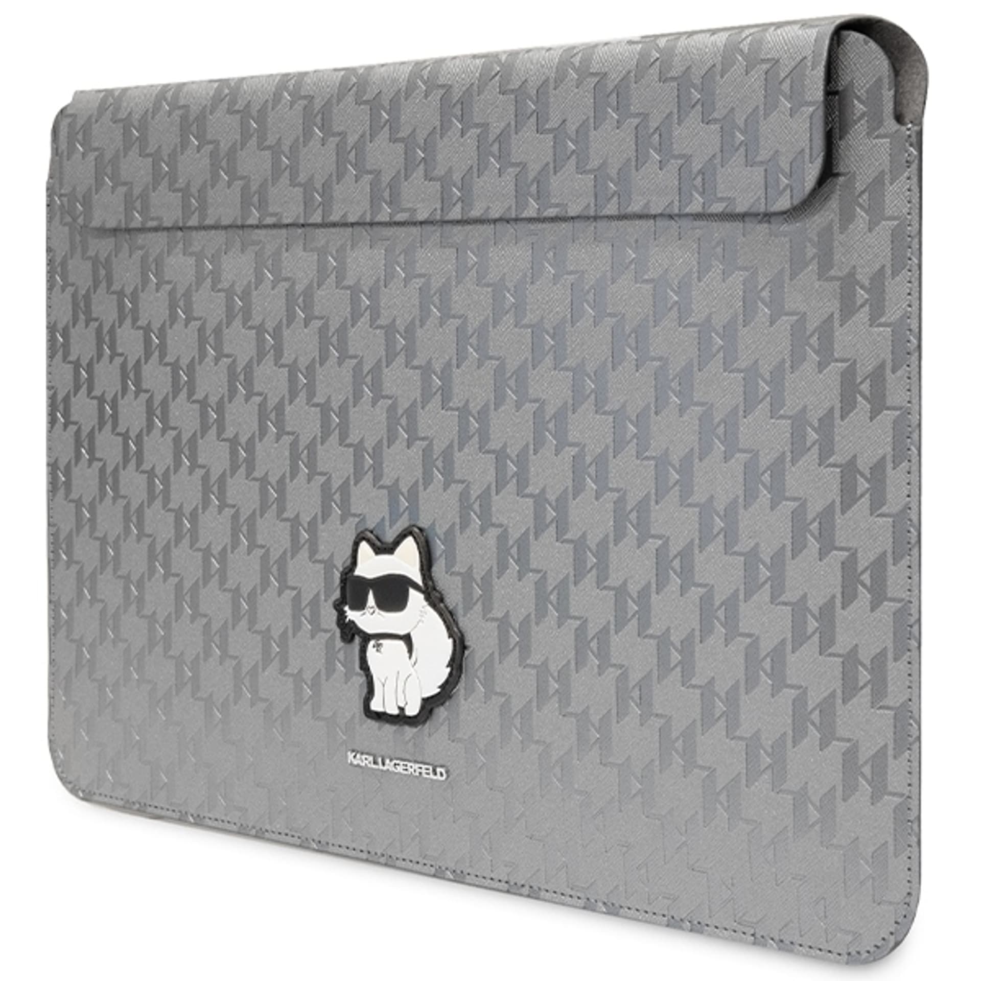 

Karl Lagerfeld Sleeve KLCS14SAKHPCG 14" srebrny/silver Saffiano Monogram Choupette