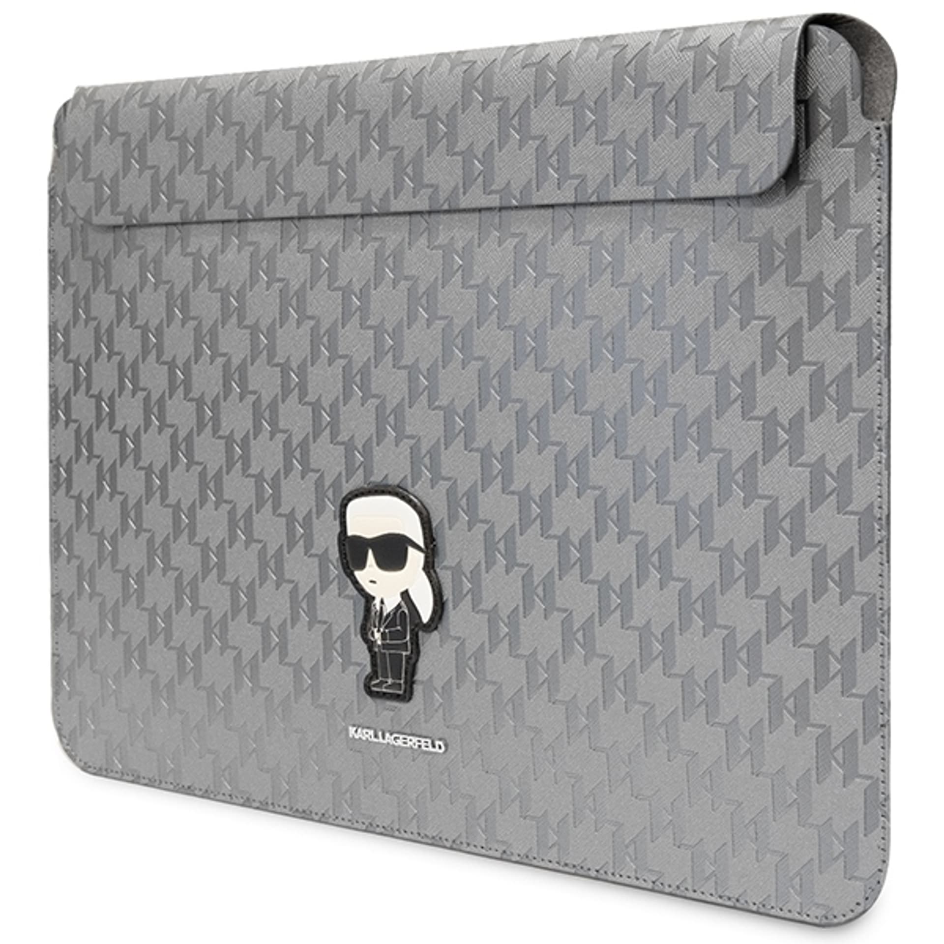 

Karl Lagerfeld Sleeve KLCS14SAKHPKG 14" srebrny/silver Saffiano Monogram Ikonik
