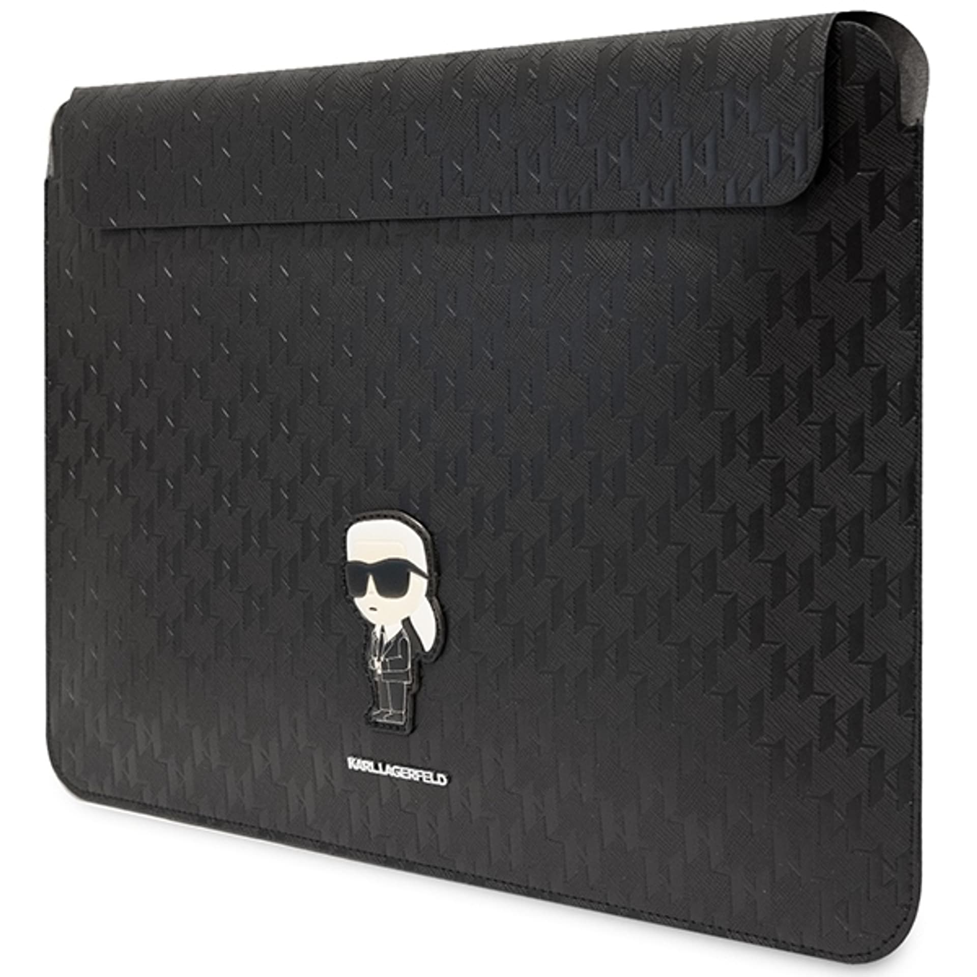 

Karl Lagerfeld Sleeve KLCS14SAKHPKK 14" czarny/black Saffiano Monogram Ikonik