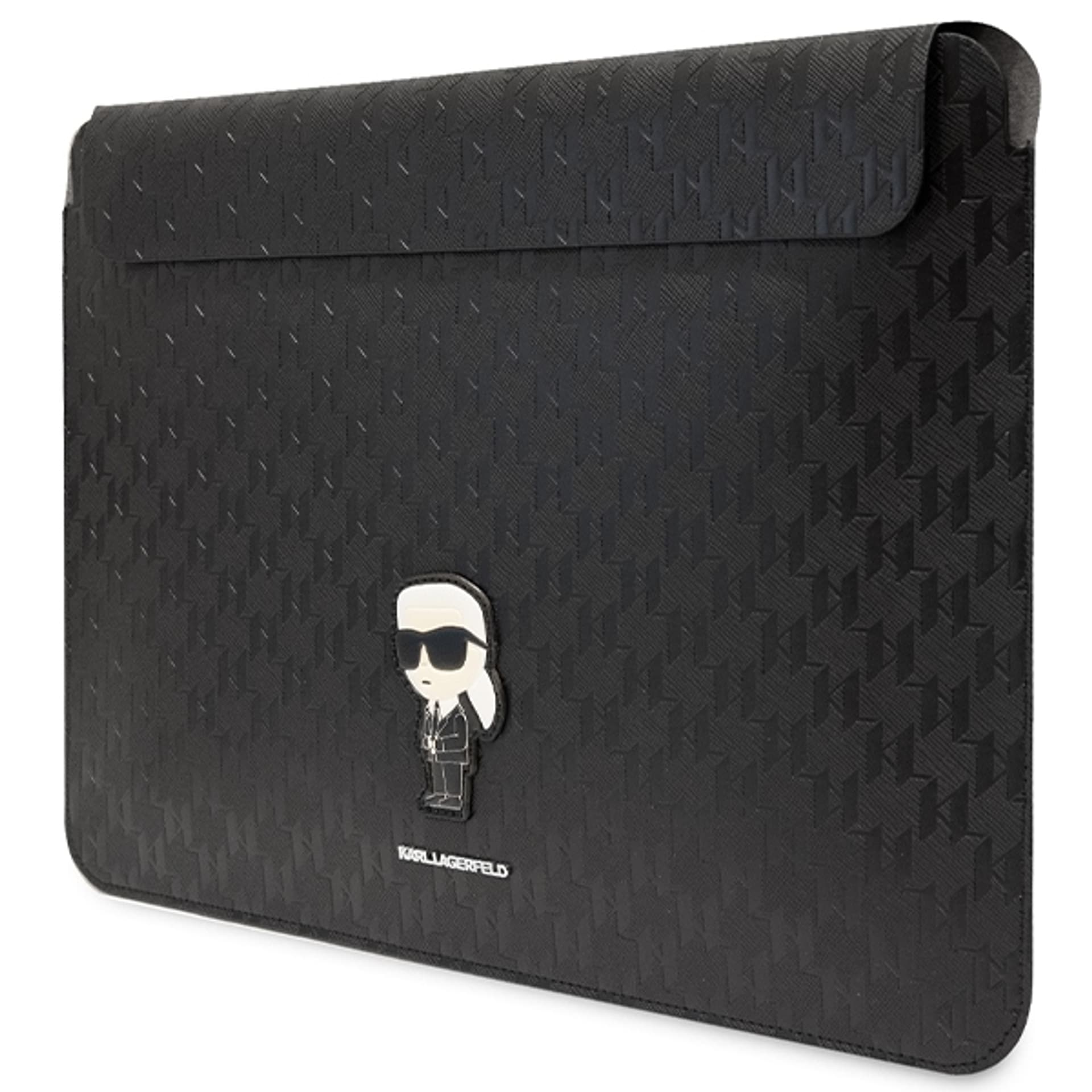 

Karl Lagerfeld Sleeve KLCS16SAKHPKK 16" czarny/black Saffiano Monogram Ikonik