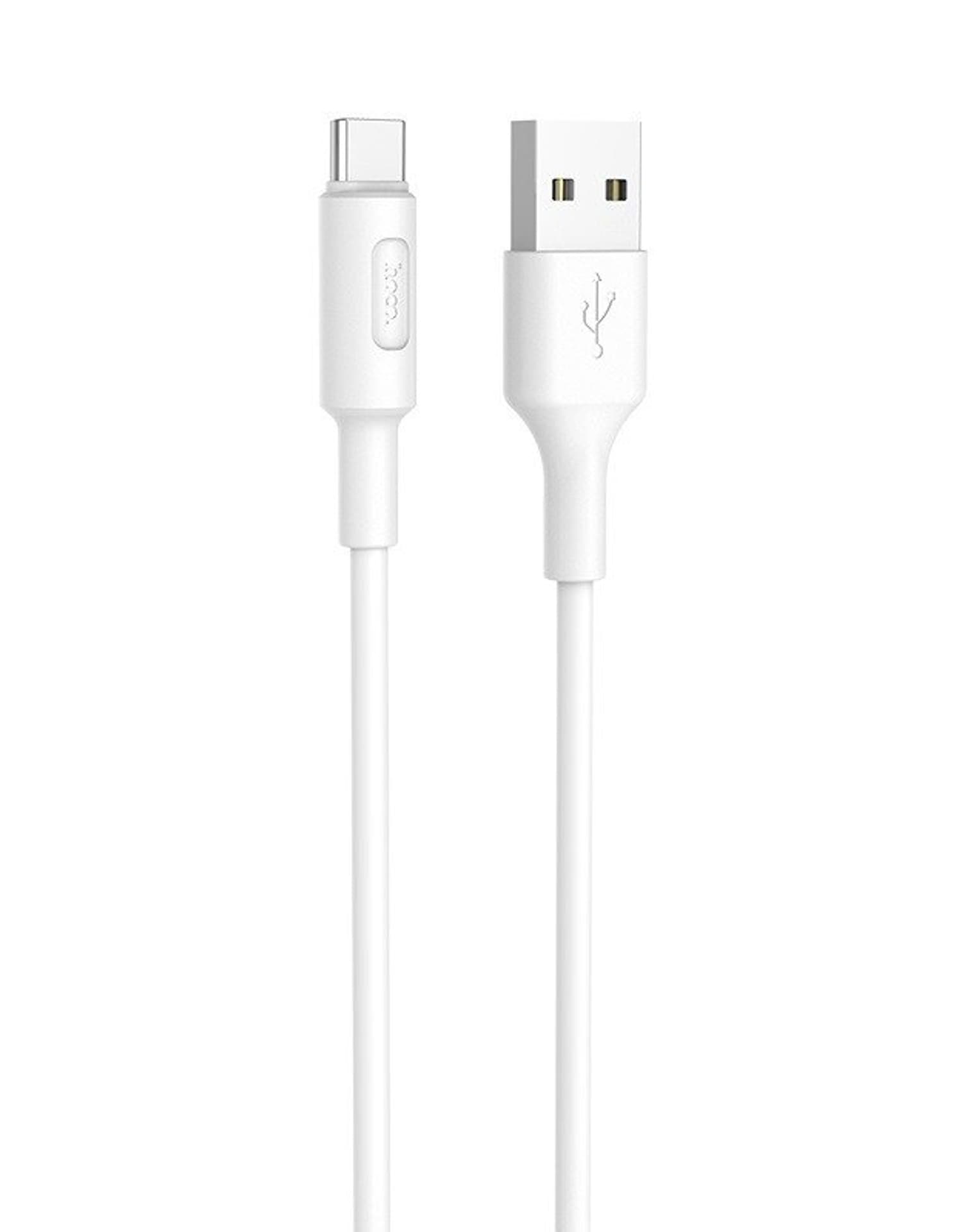 

Hoco Kabel przewód USB-C TYP C SZYBKIE ŁADOWANIE QUICK CHARGE 1M 2A Soarer X25 biały