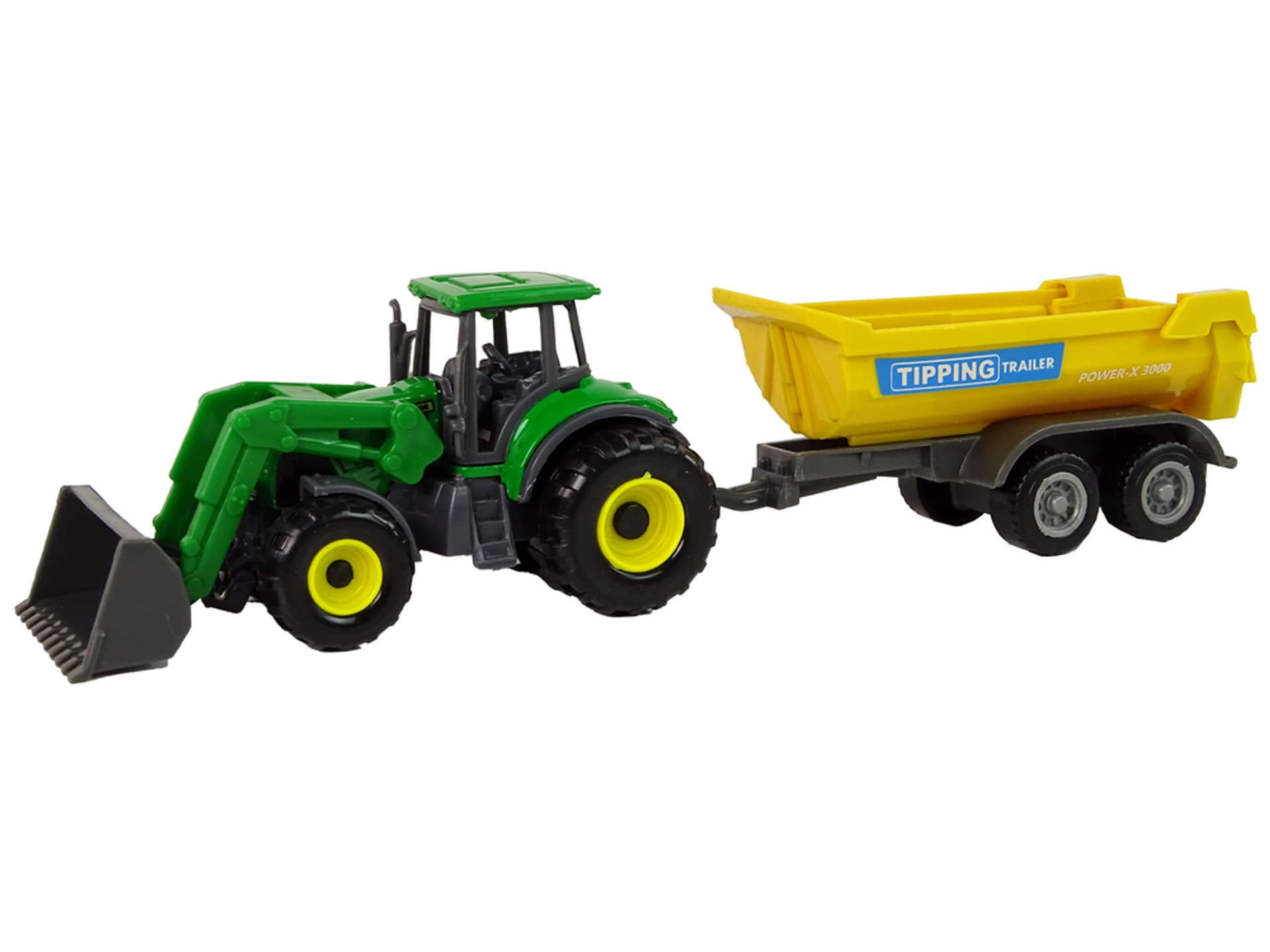 

Pojazd Rolniczy Traktor Przyczepka D Zielony