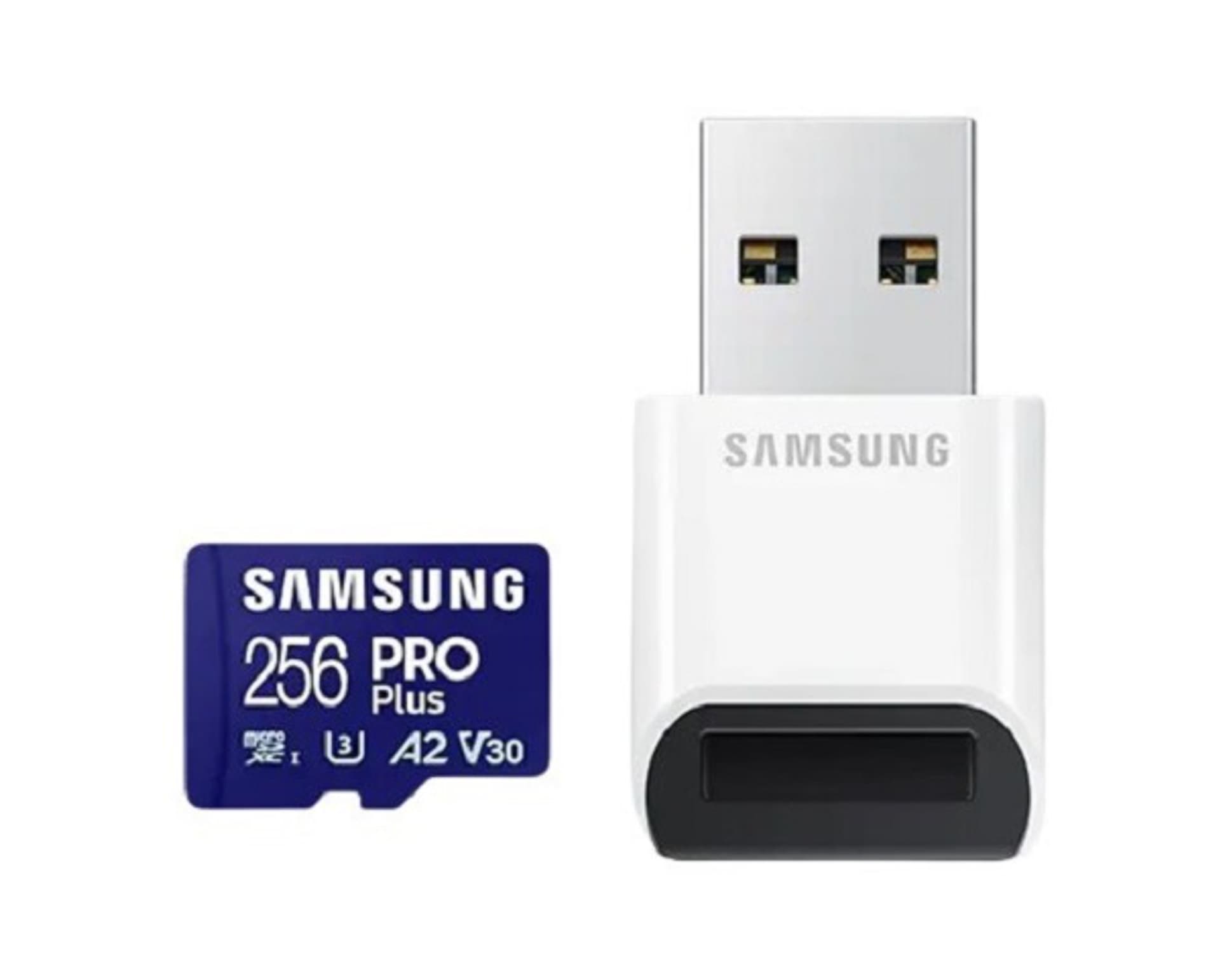 

Karta microSD Samsung SB PRO Plus 256 GB, MicroSDXC, pamięć Flash klasy 10