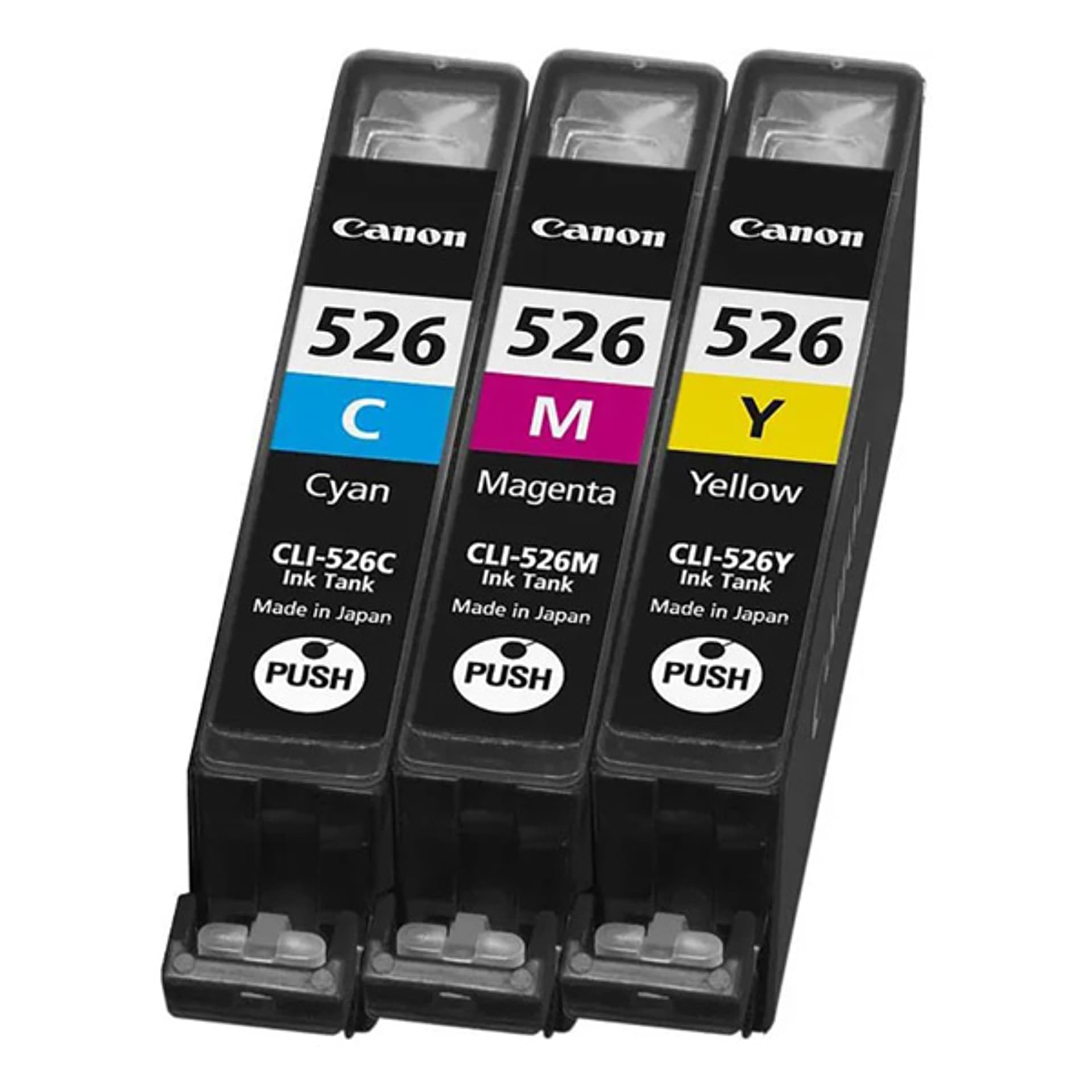 

Canon oryginalny ink / tusz CLI-526 CMY, CMY, blistr z ochroną, 9ml, 4541B012, Canon multi pack Pixma MG5150, MG5250, MG6150, MG8