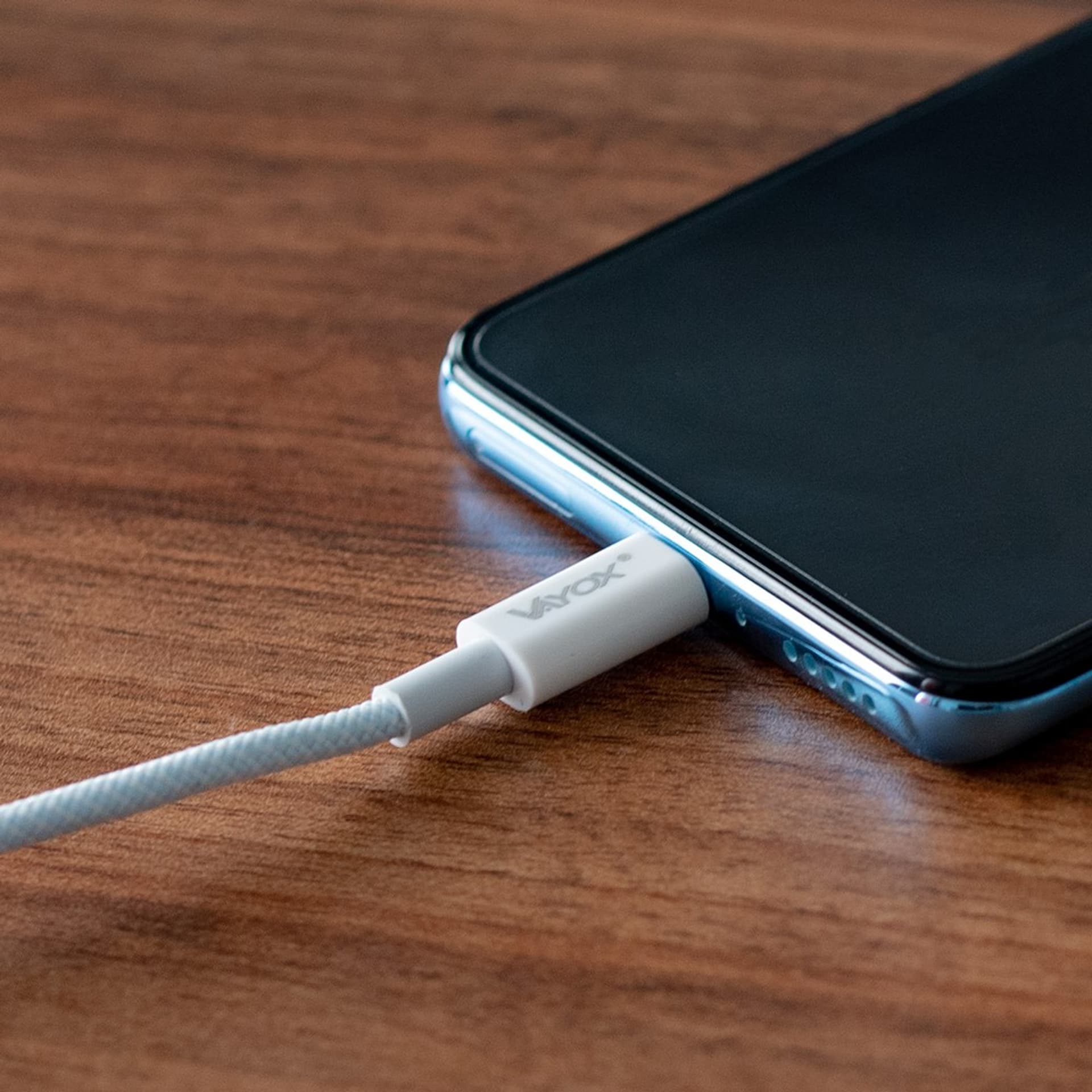 

Kabel USB-C dwie końcówki USB-C 65W 3A 1m premium