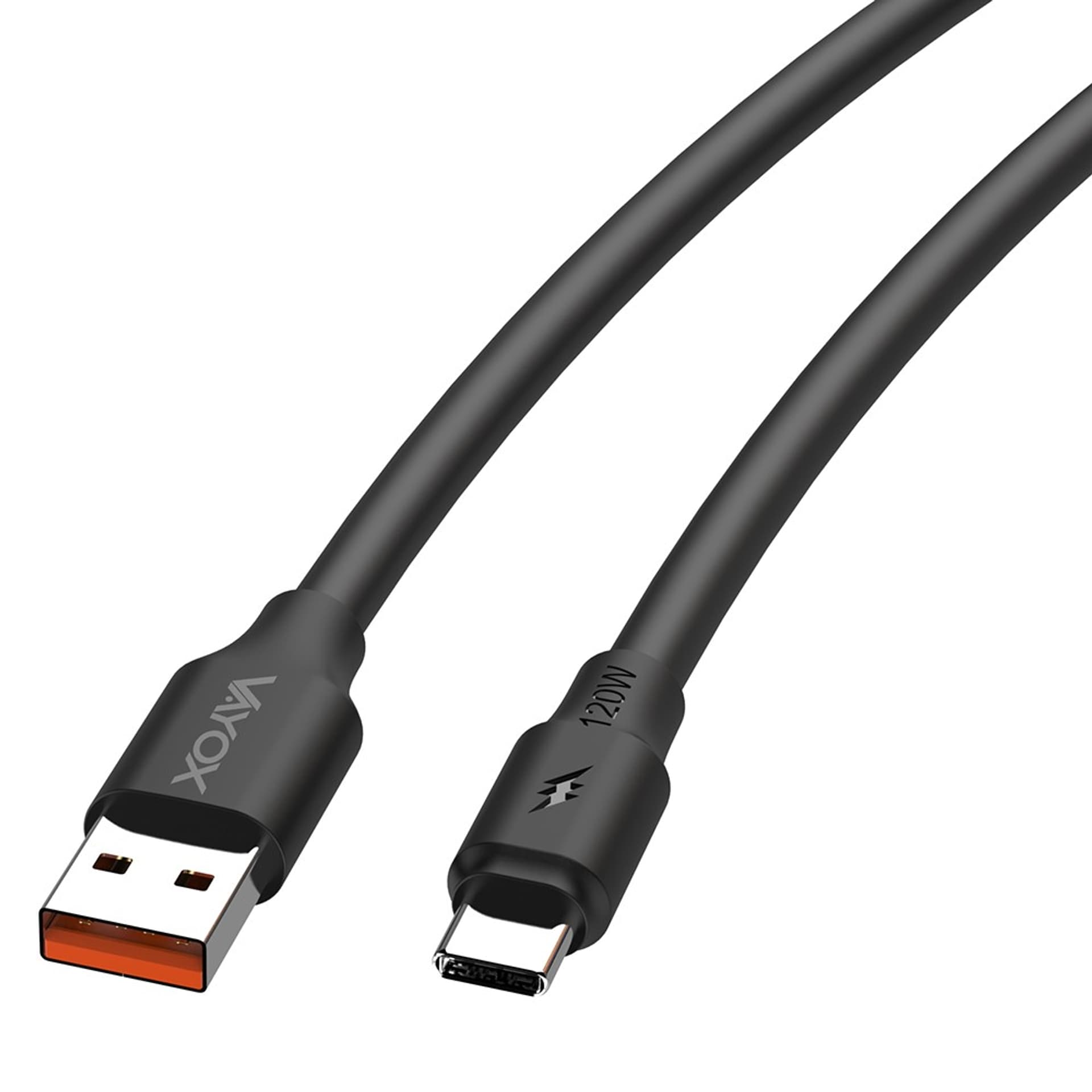 

Kabel USB-USB-C dwie końcówki 120W 3A 1m czarny