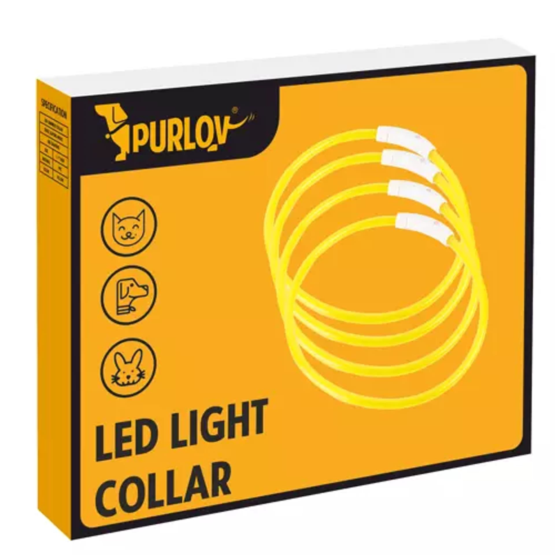 

Obroża świecąca LED- regulowana Purlov 21631
