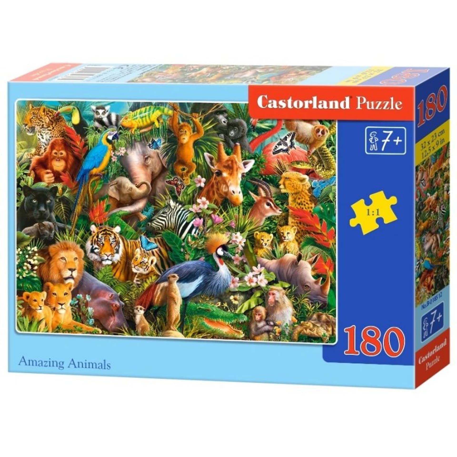 

Puzzle 180el. amazing animals