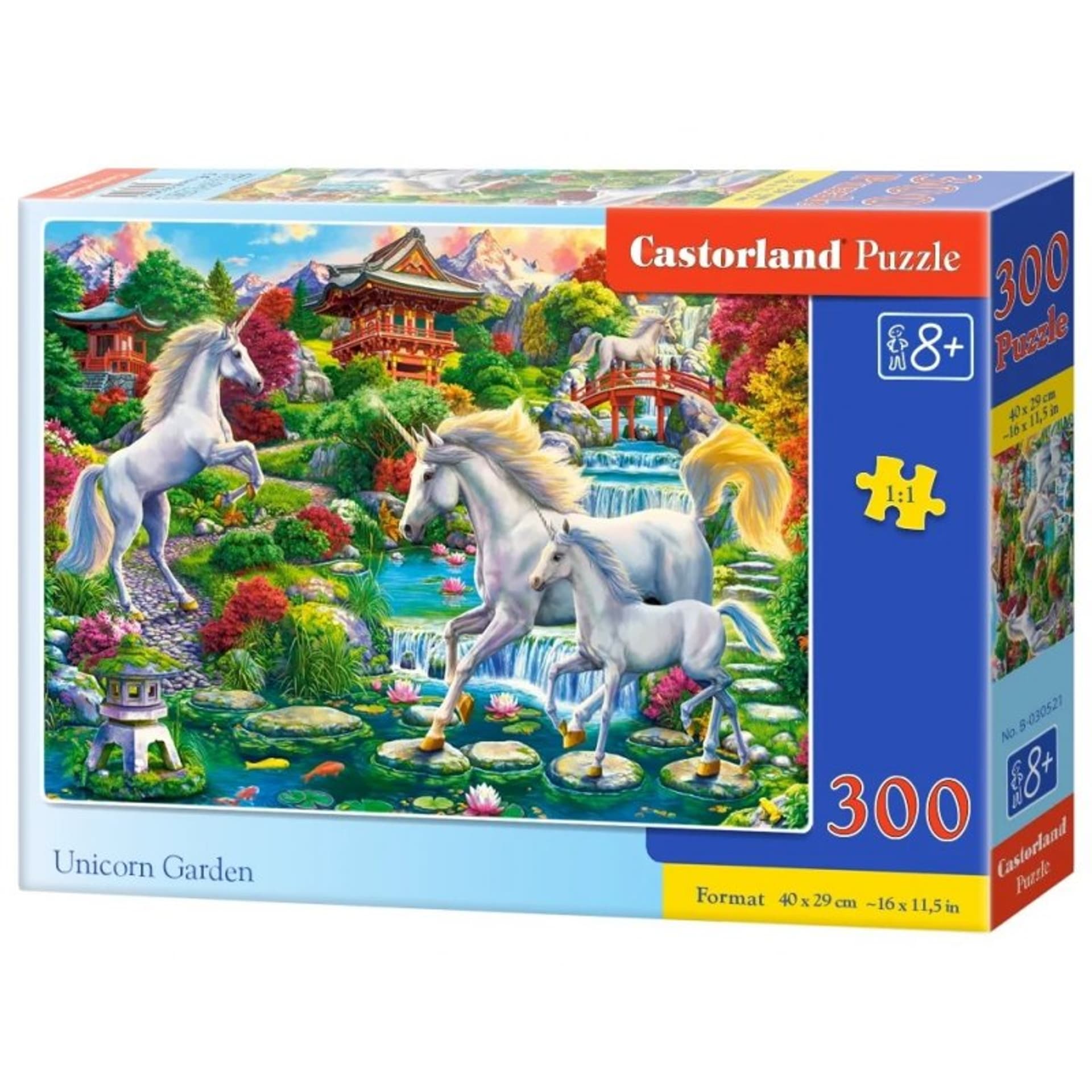 

Puzzle unicorn garden 300