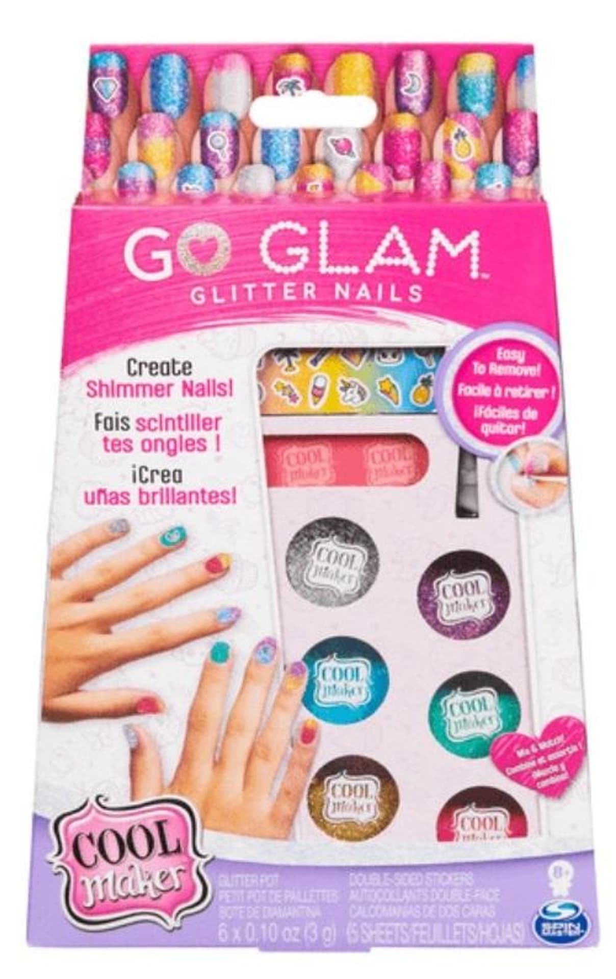 

Go Glam Brokatowe Paznokcie