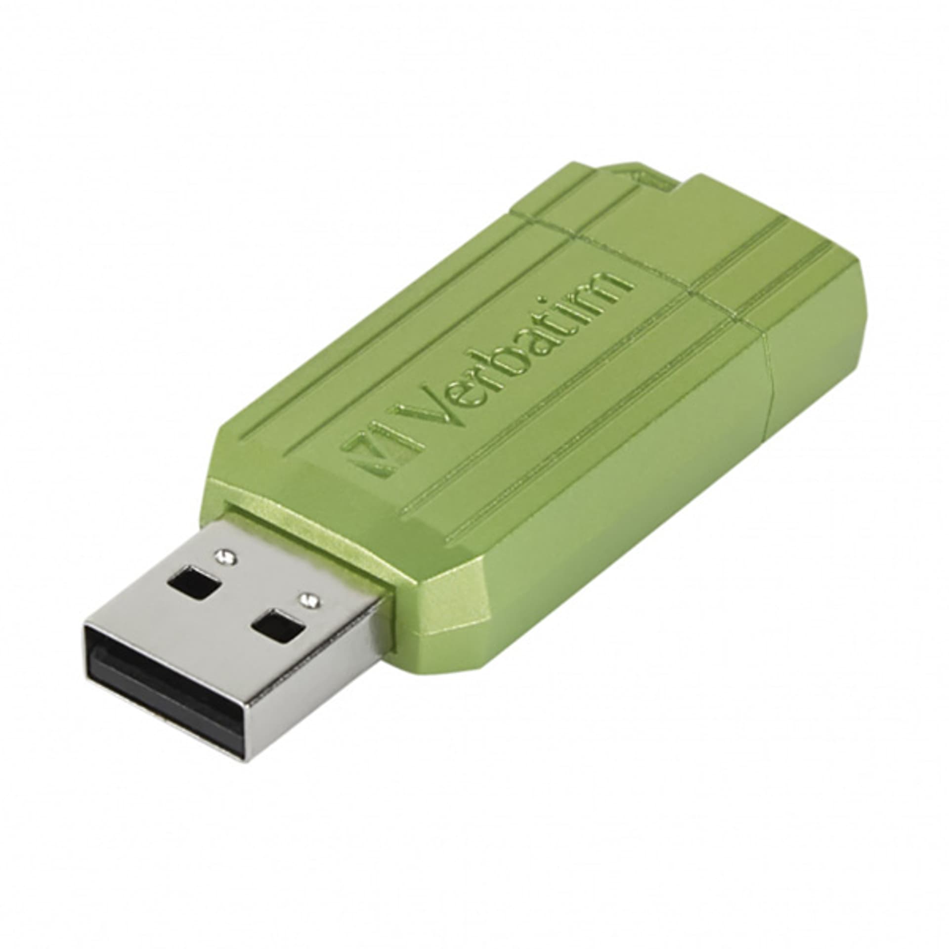 

Verbatim USB flash disk, USB 2.0, 64GB, Store,N,Go PinStripe, zielony, 49964, do archiwizacji danych