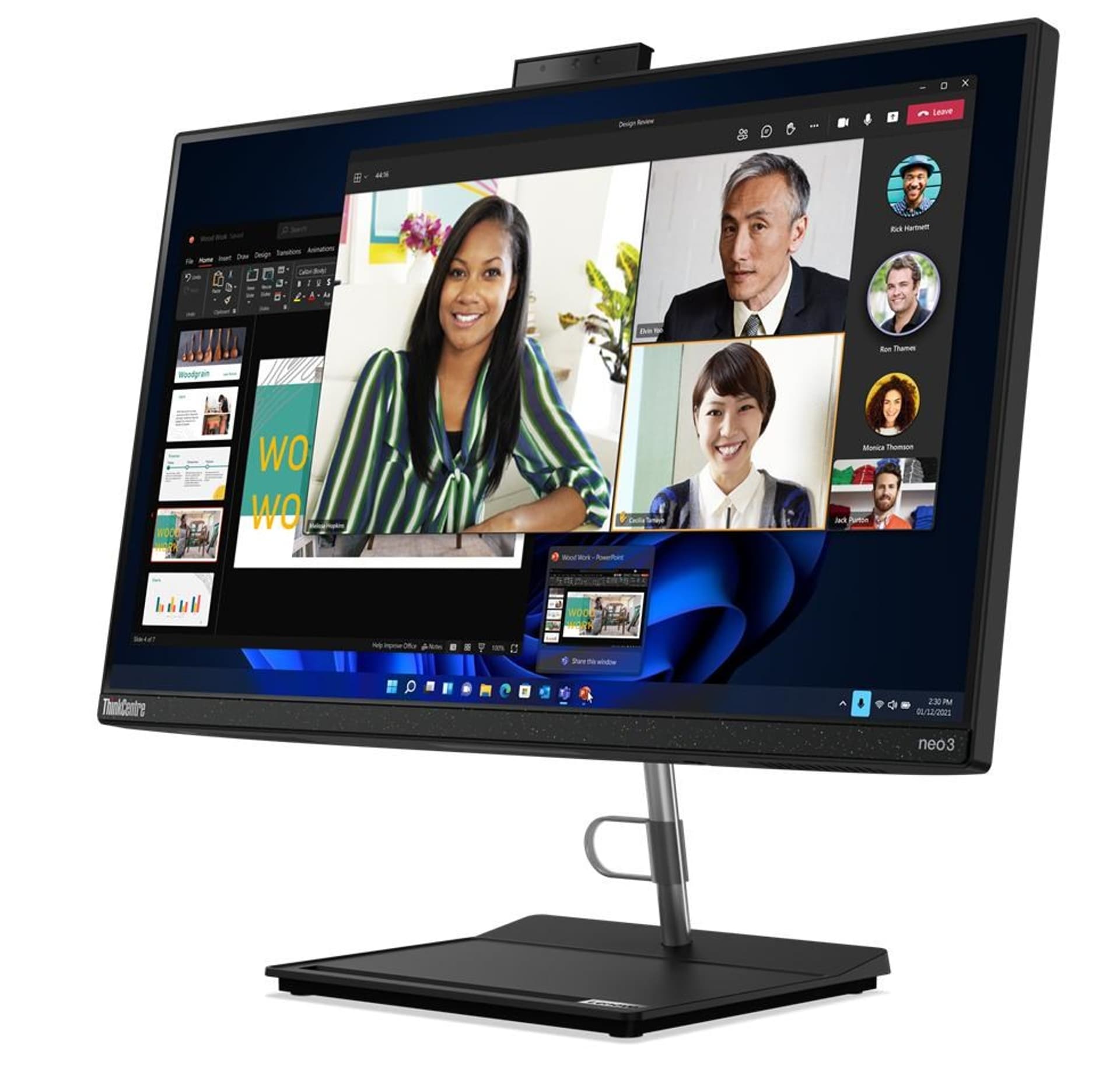

Lenovo ThinkCentre neo 30a 22 i3-1220P 21.5" FHD IPS 250nits AG 8GB DDR4 3200 SSD256 Intel UHD Graphics W11Pro Raven Black 3Y Onsite