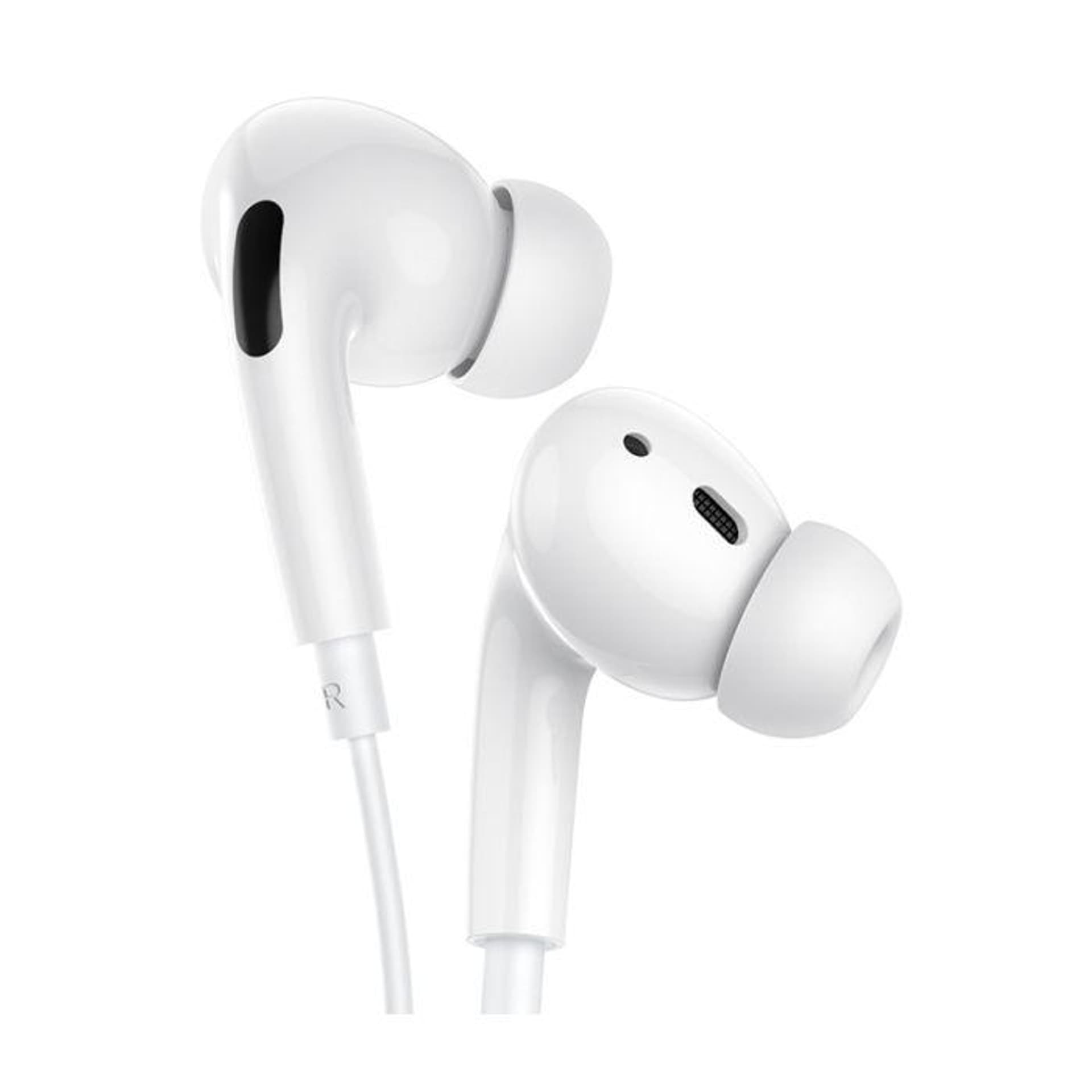 

Słuchawki Douszne Przewodowe USB-C z Mikrofonem Hoco M1 Pro białe