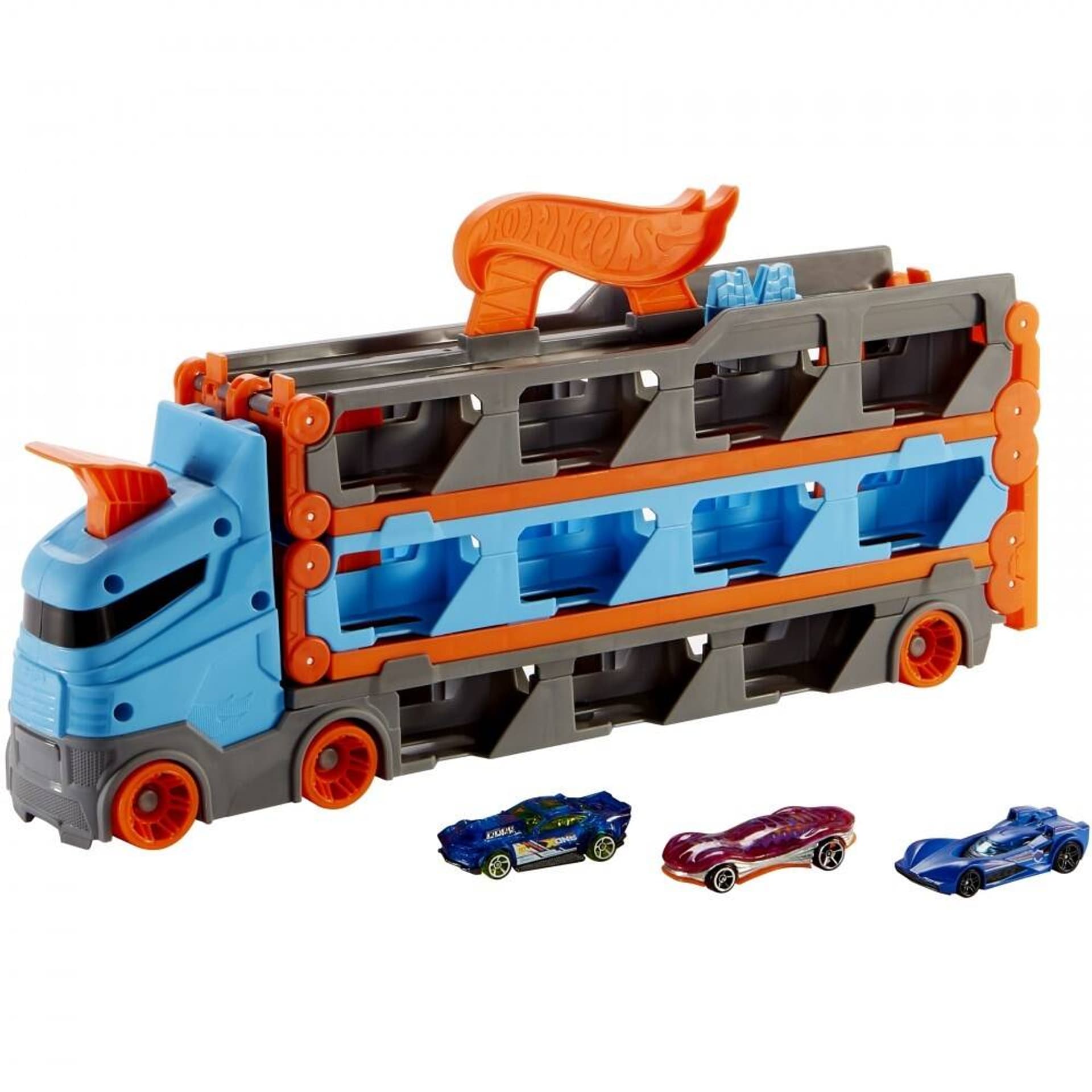 

HW CITY WYSCIGOWY TRANSPORTER 2W1 GVG37 PUD2