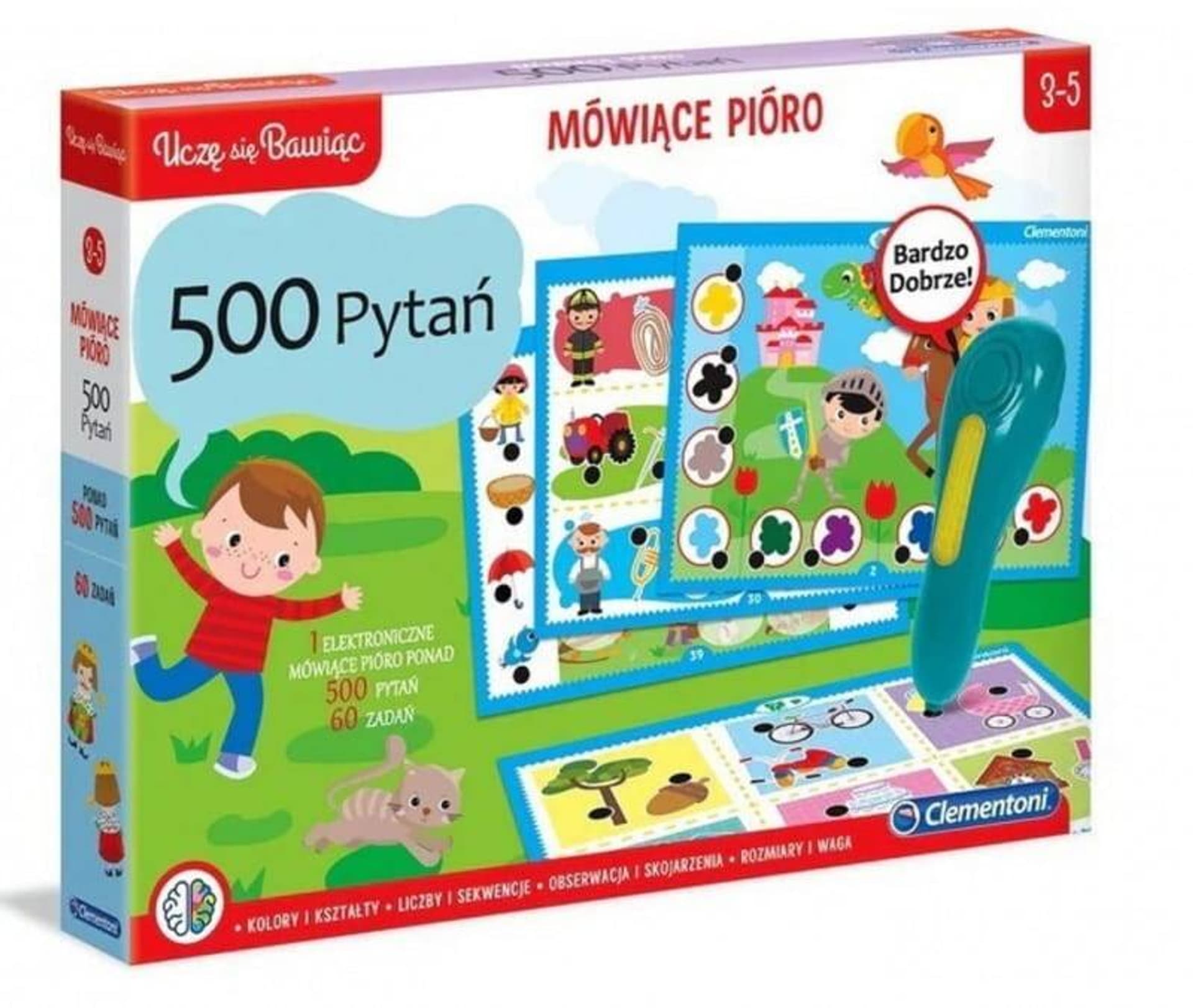 

Mówiące pióro 500 pytań Clementoni