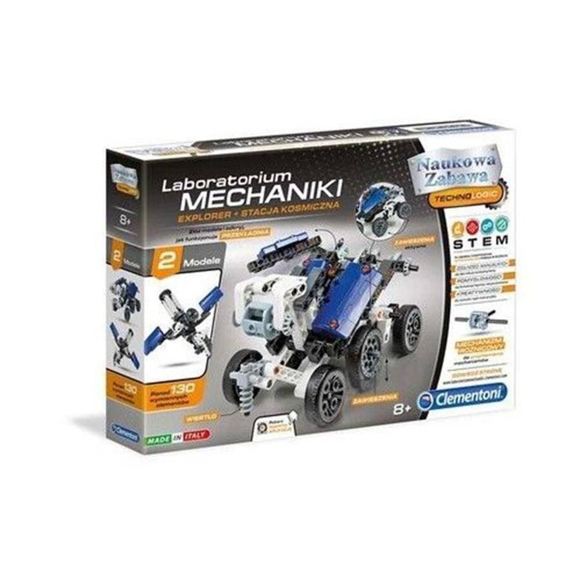 

Zestaw Kreatywny Laboratorium Mechaniki Pojazdy Kosmiczne CLEMENTONI 50519