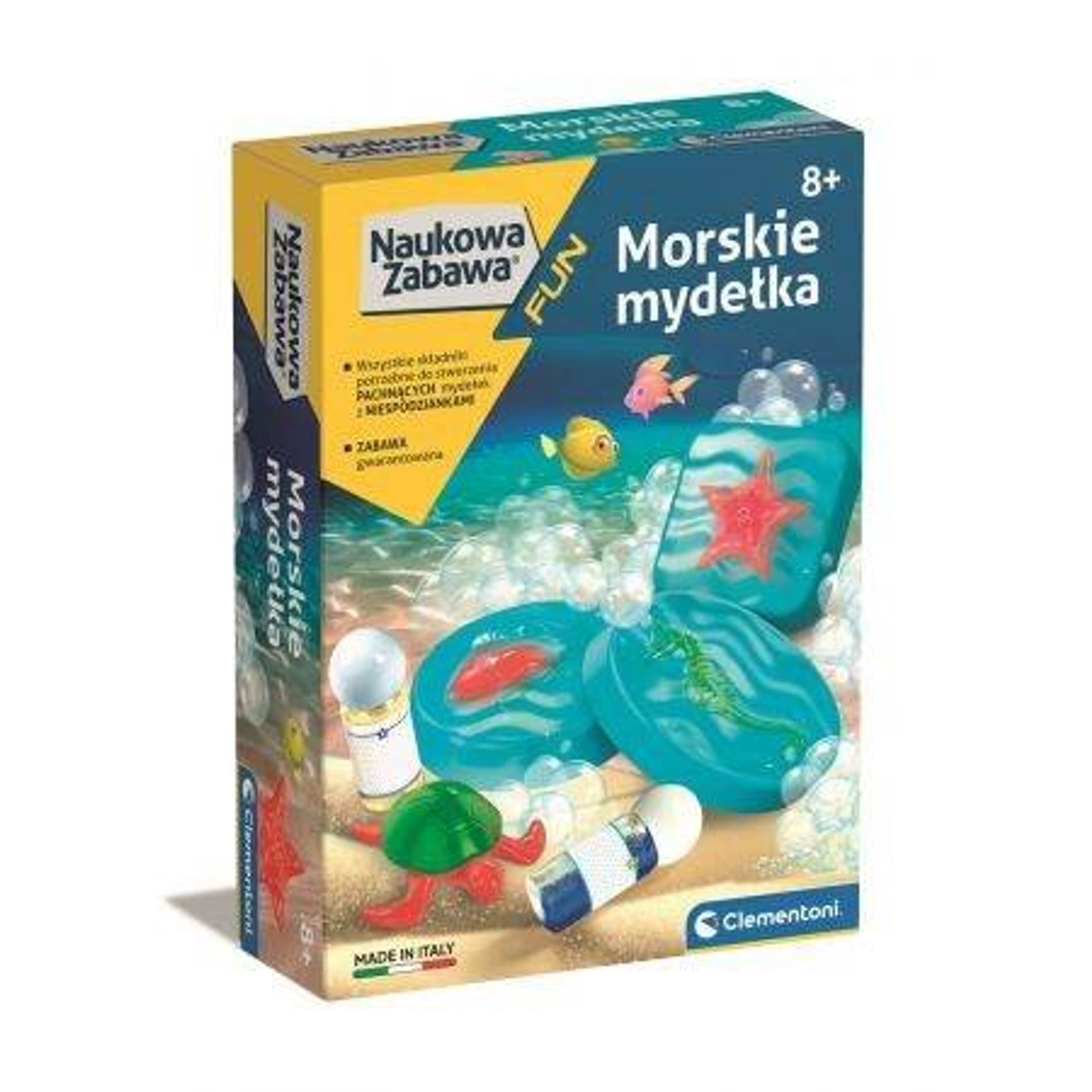 

Zestaw kreatywny Morskie Mydełka CLEMENTONI 50709 CLM