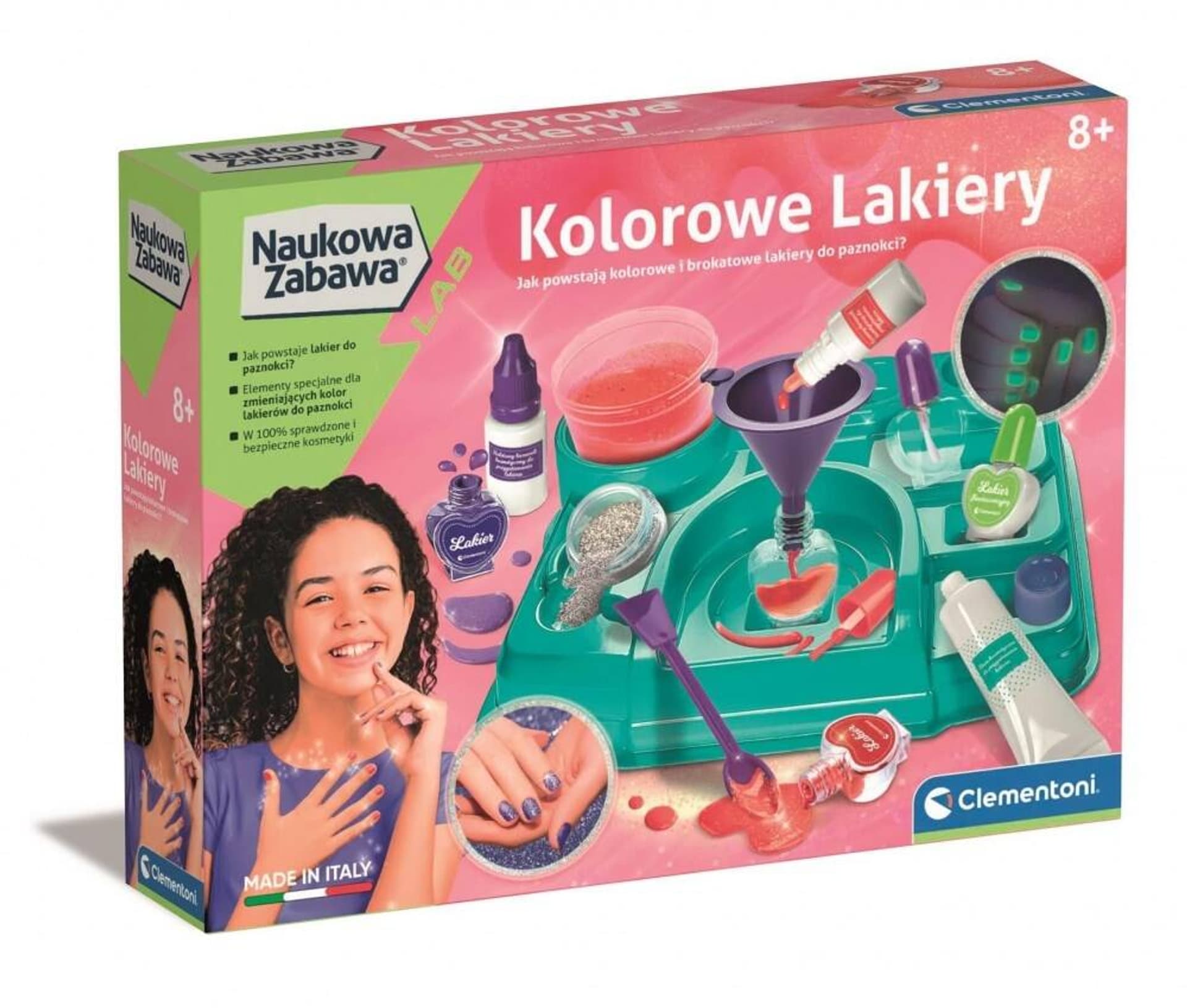

Zestaw kreatywny Kolorowe lakiery CLEMENTONI 50793 CLM