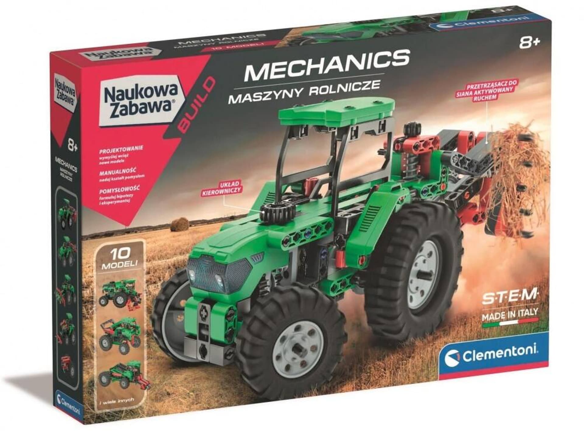 

Zestaw kreatywny Laboratorium mechaniki Maszyny rolnicze CLEMENTONI 50794 CLM