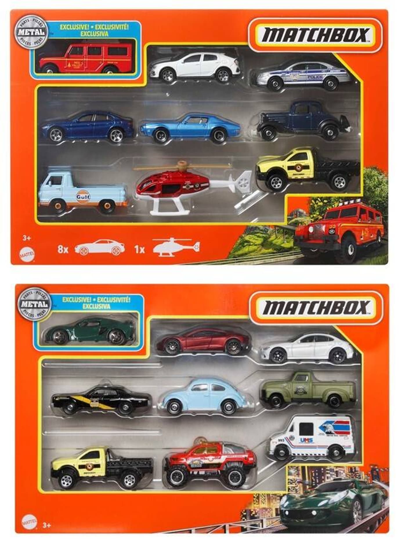 

Matchbox Samochodziki 9-pak