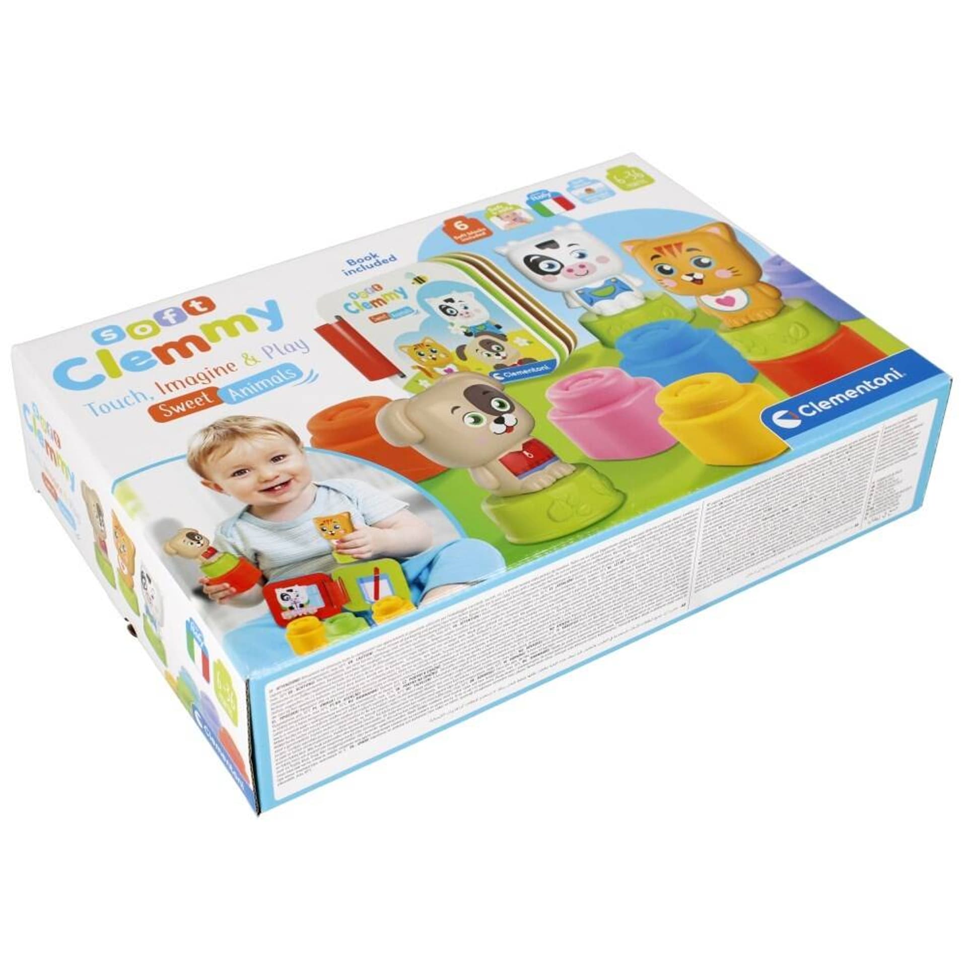 

Klocki miękkie 9el książeczka Animal 31x22x7 PUD CLEMENTONI 17849 CLM