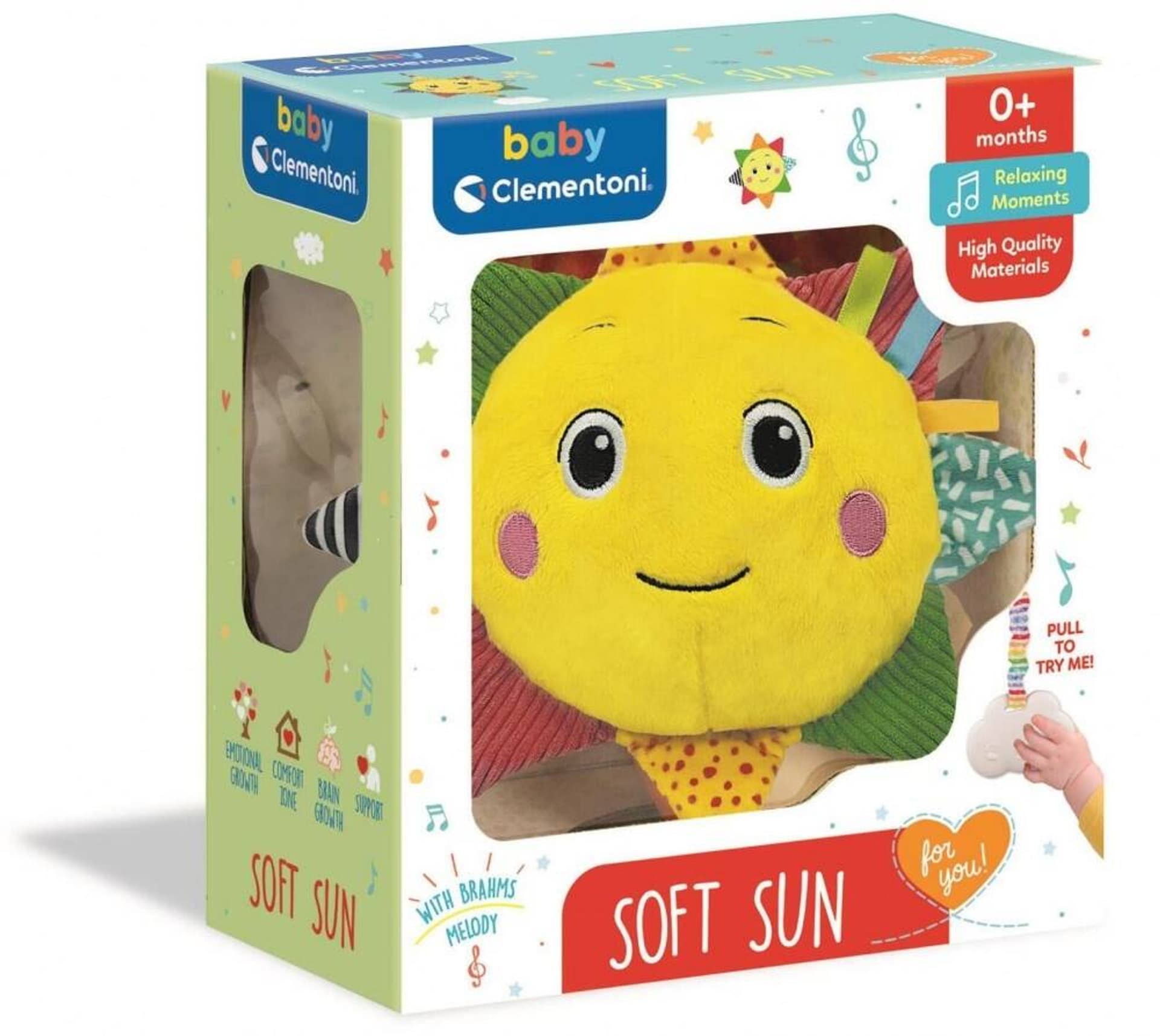 

Pozytywka pluszowe Słoneczko 20x10x22 Baby WB CLEMENTONI 17823 CLM