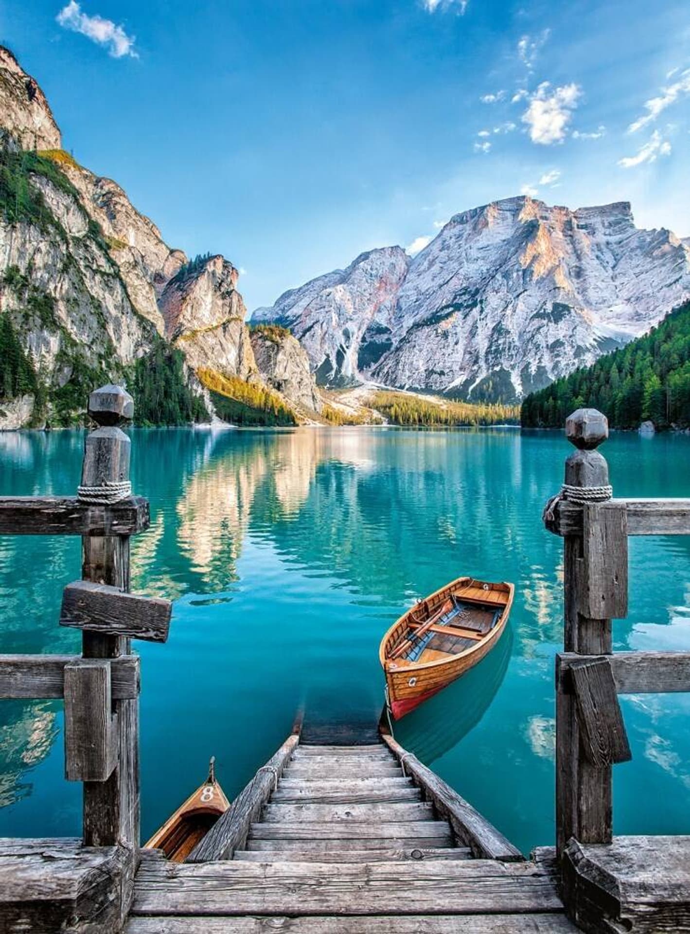 

Puzzle 500 elementów Braies Lake CLEMENTONI 35039