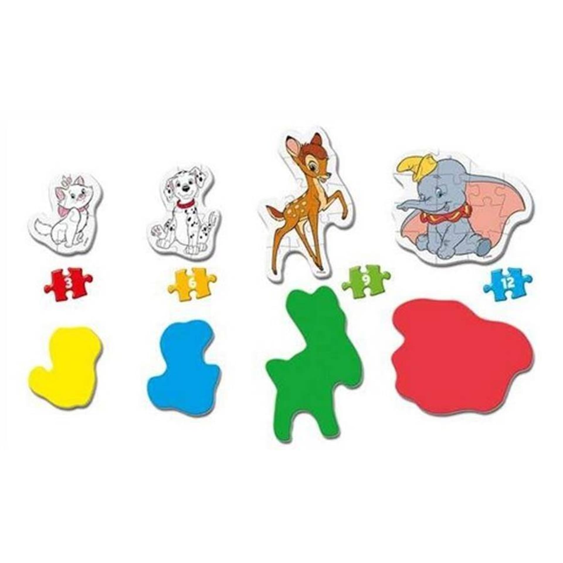 

Puzzle My First 3 6 9 12 elementów CLEMENTONI 20806