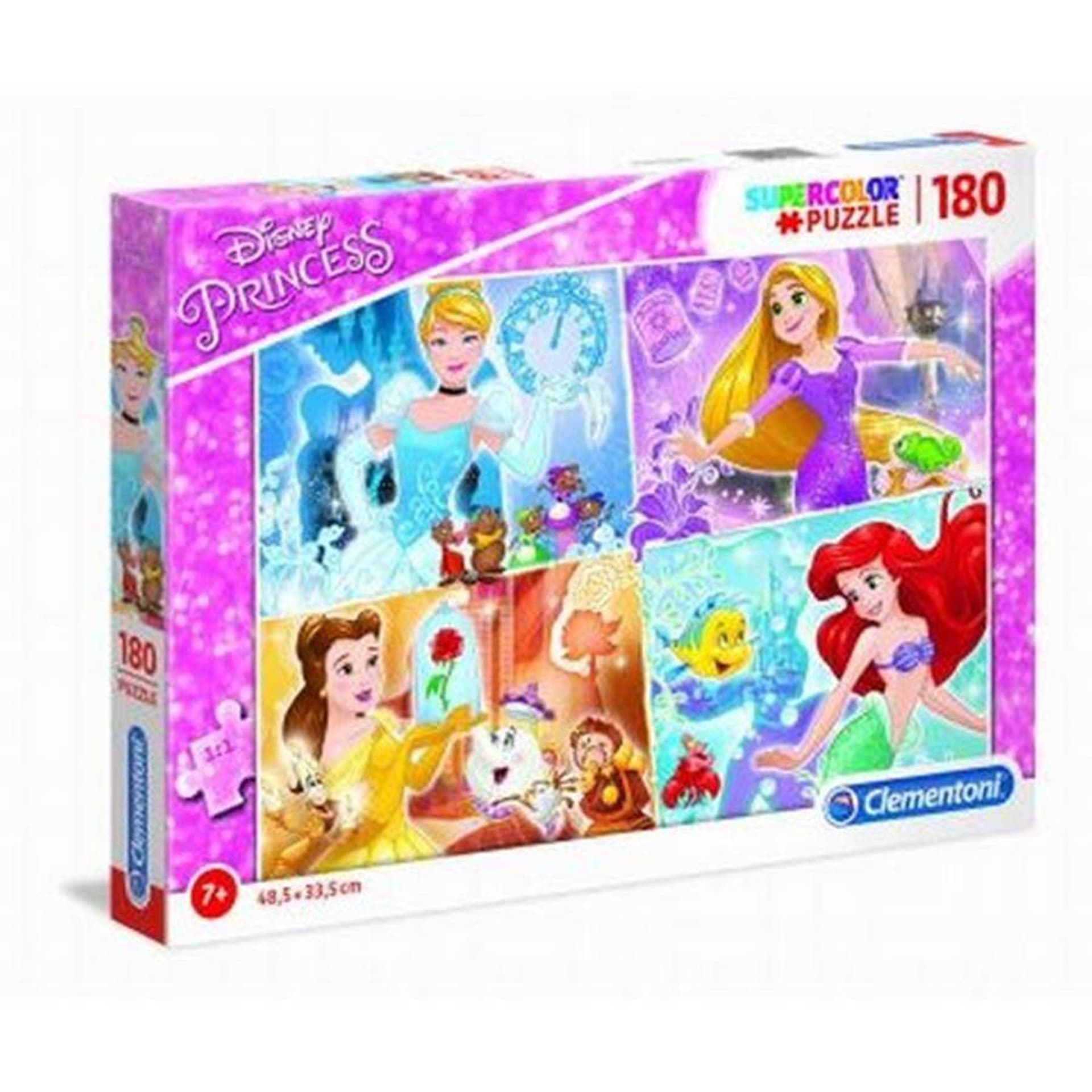 

Puzzle 180 elementów Princess CLEMENTONI 29294