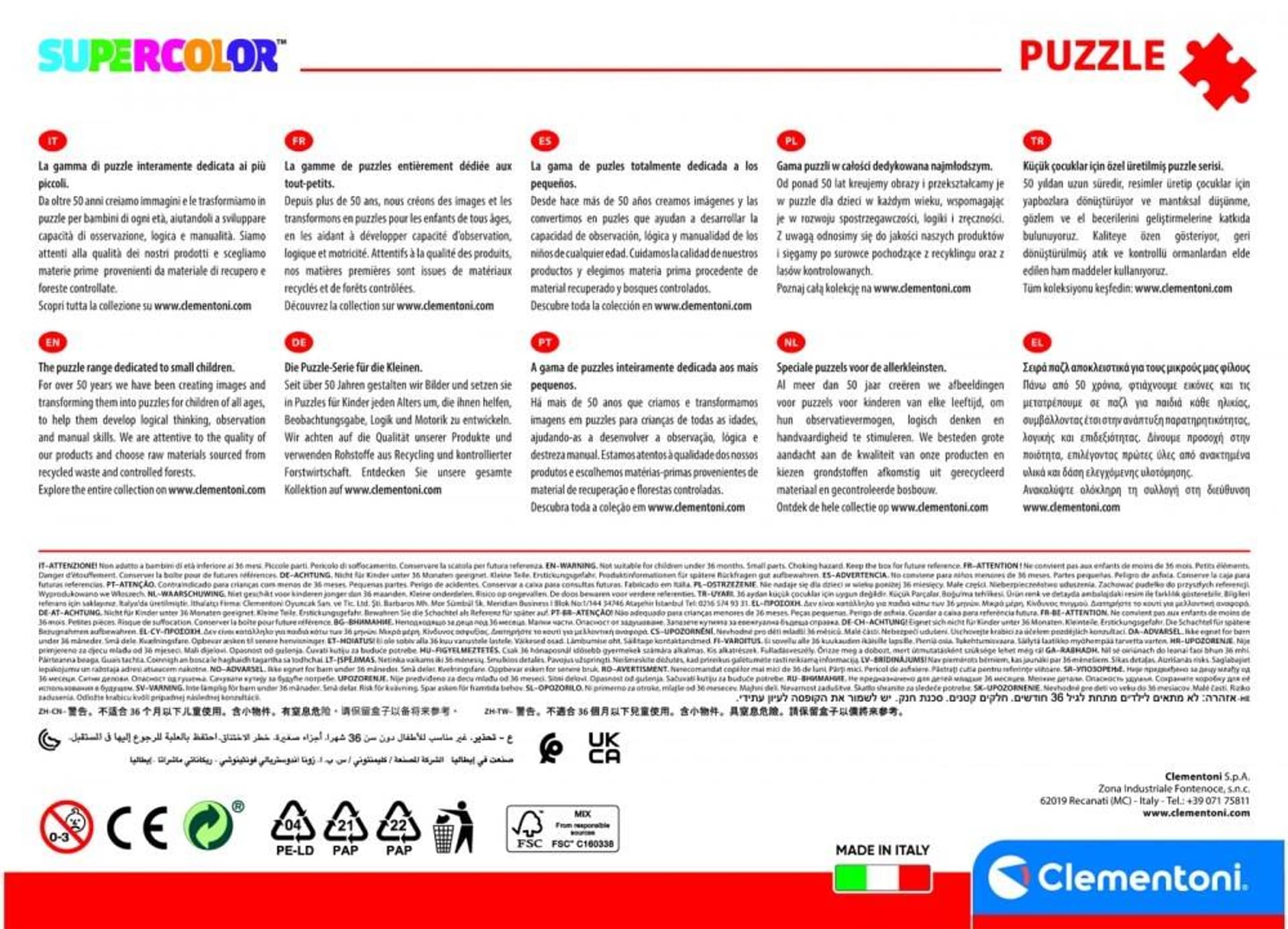 

Puzzle 3x48 elementów Psi Patrol 3 CLEMENTONI 25209