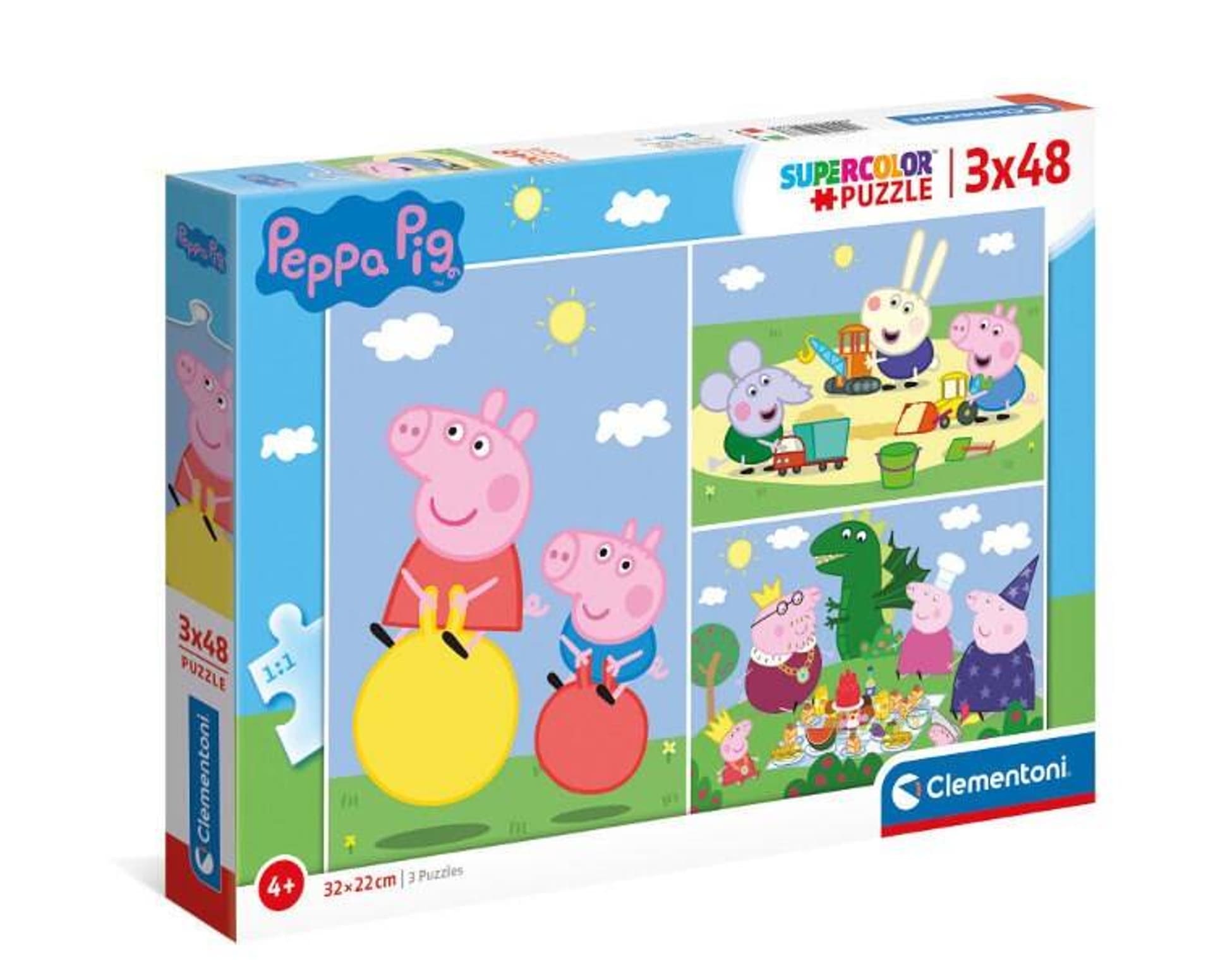 

Puzzle 4x48 elementów 25263 Peppa CLEMENTONI 25263