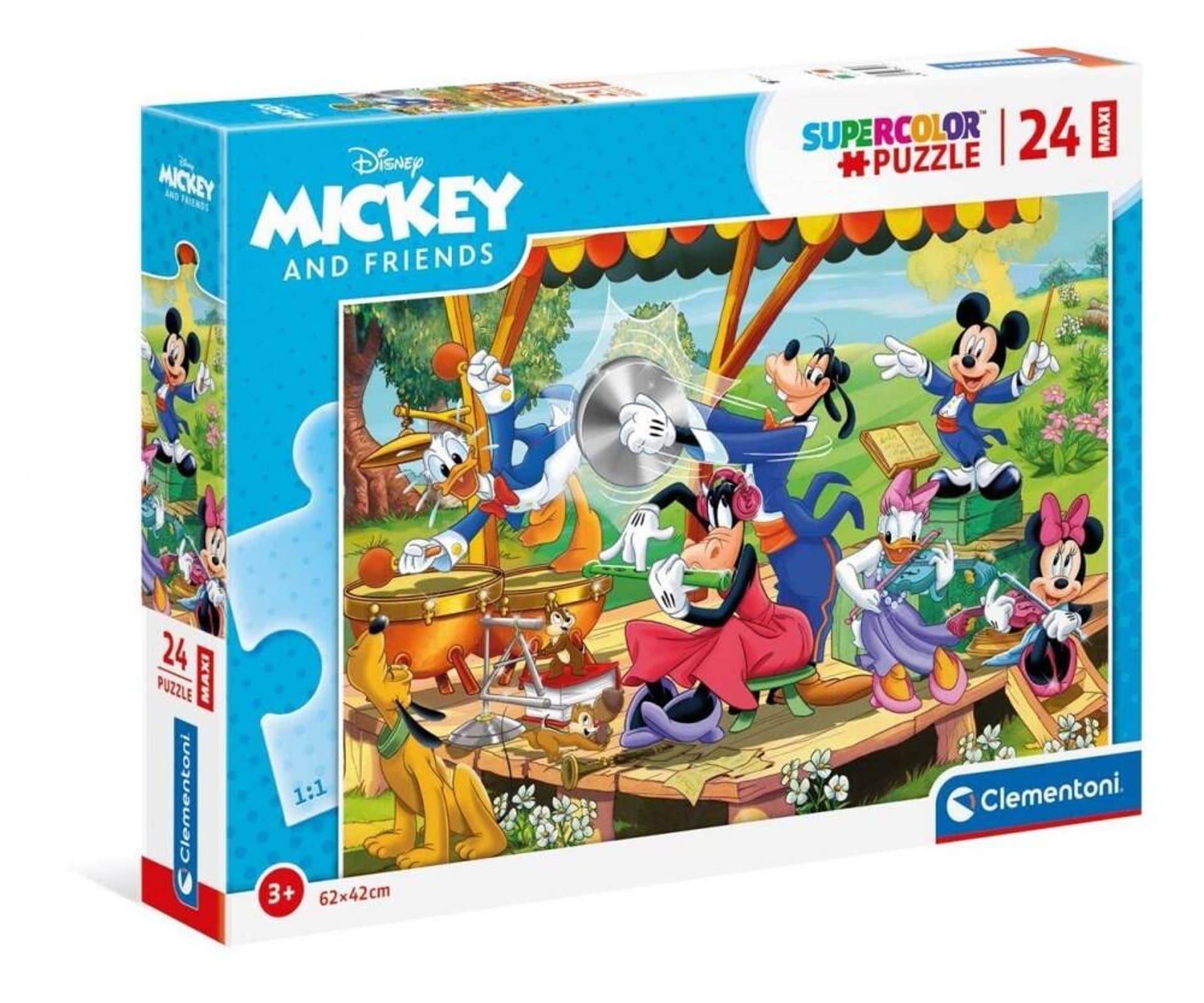 

Puzzle 24el. CLM 24218 Maxi Mickey and Friends CLEMENTONI 24218 CLM